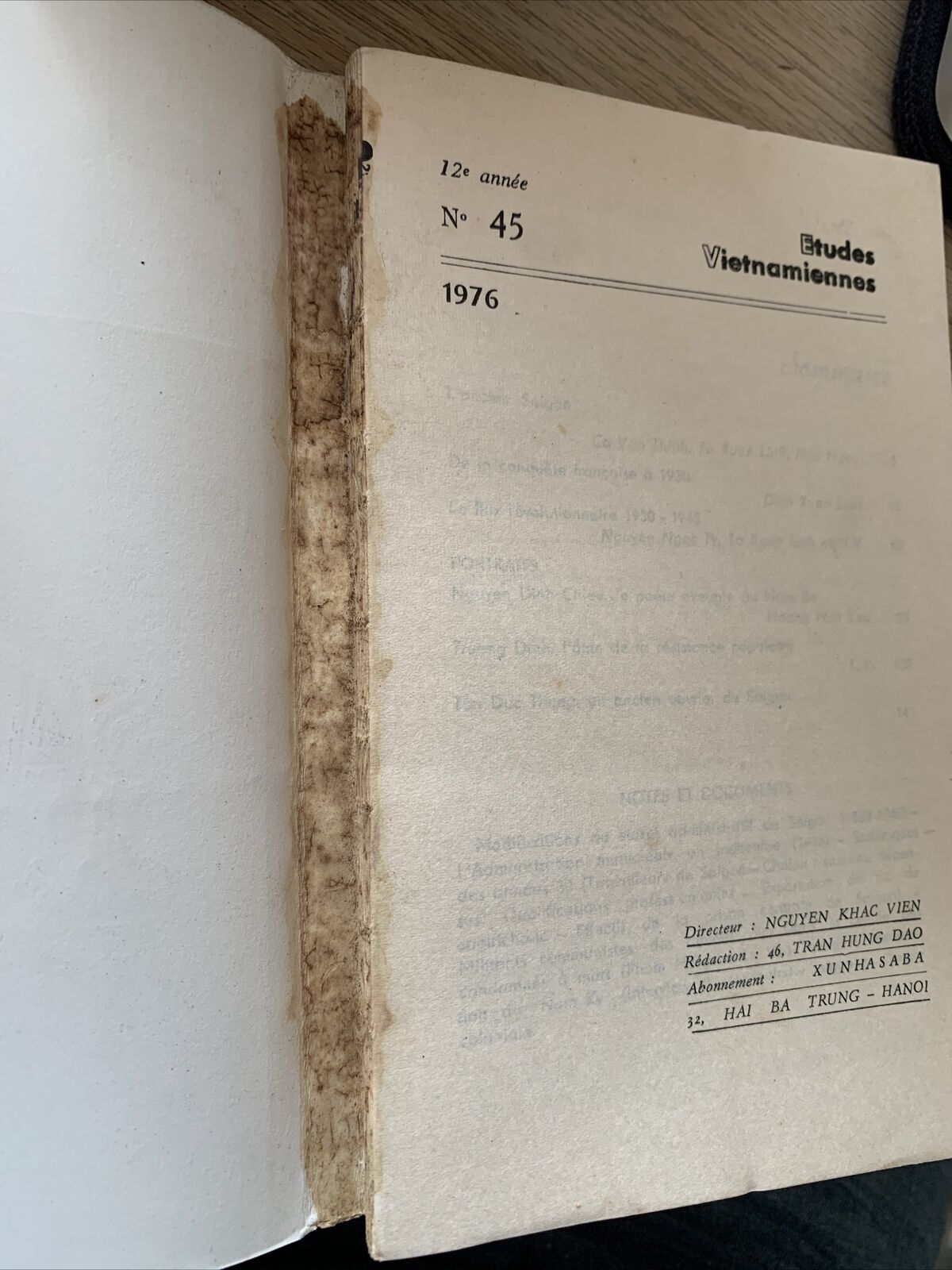 ETUDES VIETNAMIENNES. 14 volumi #