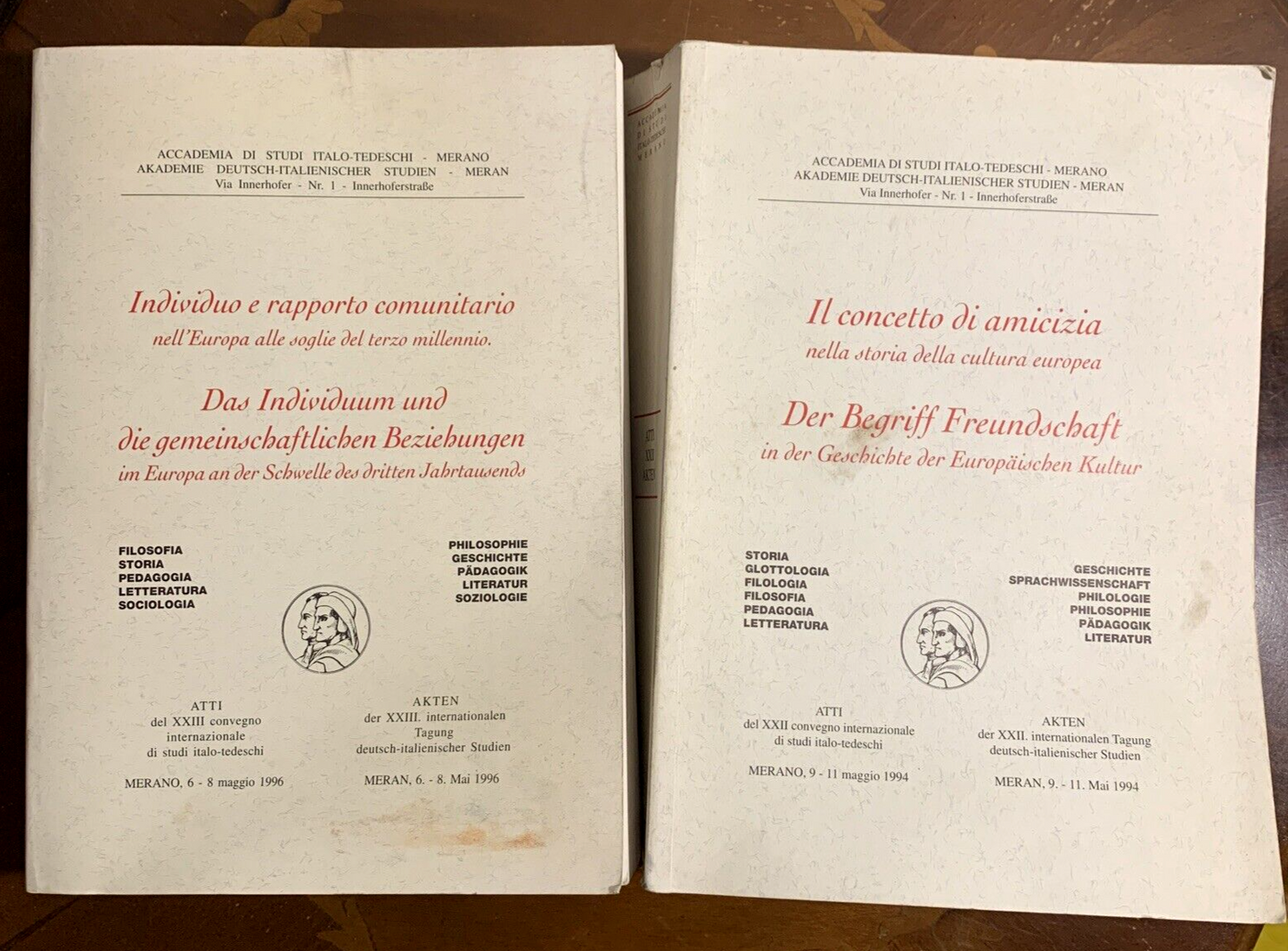 Il Concetto di amicizia nella storia Europea Individuo e rapporto Comunitario