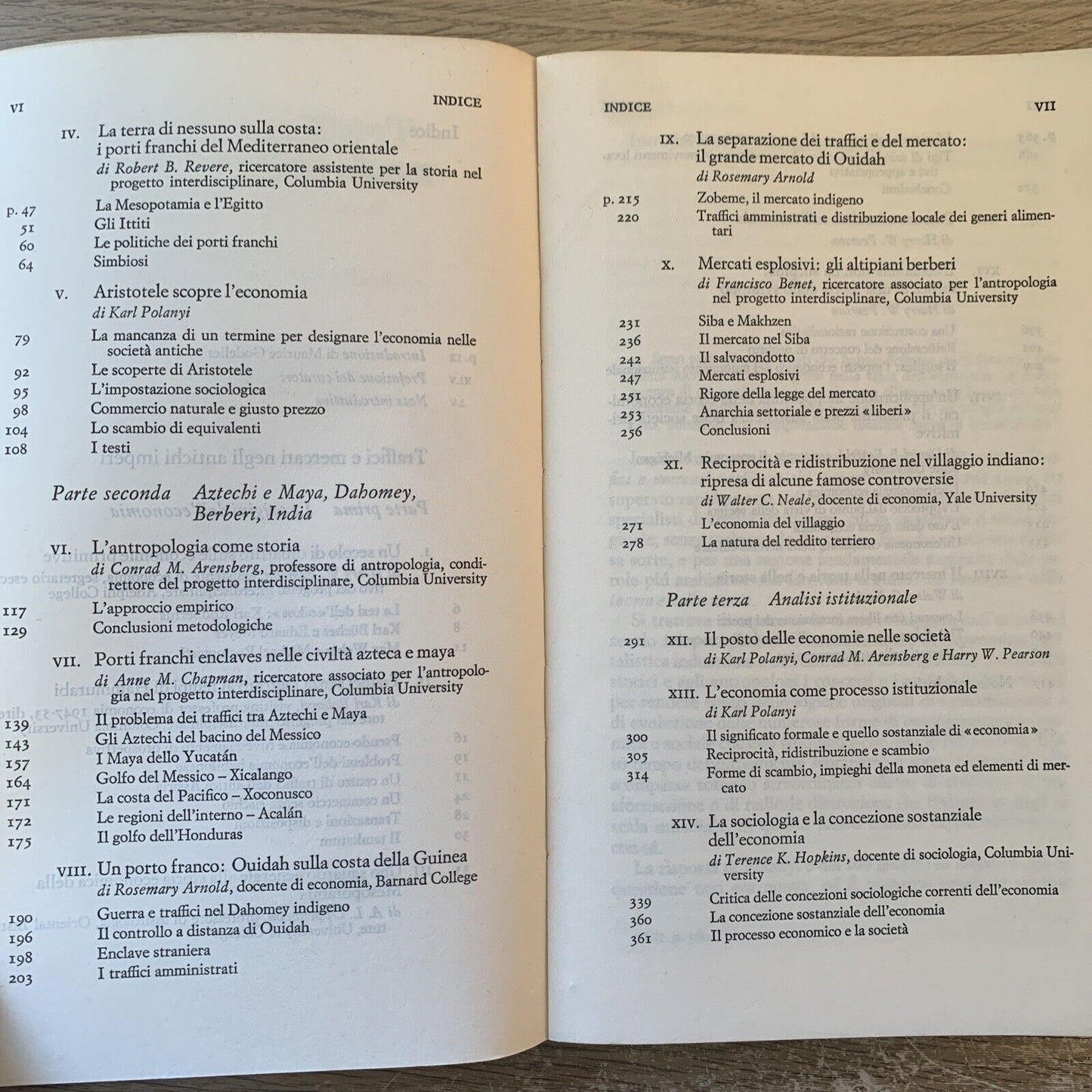 Traffici e mercati negli antichi imperi. le economie nella storia e nella teoria
