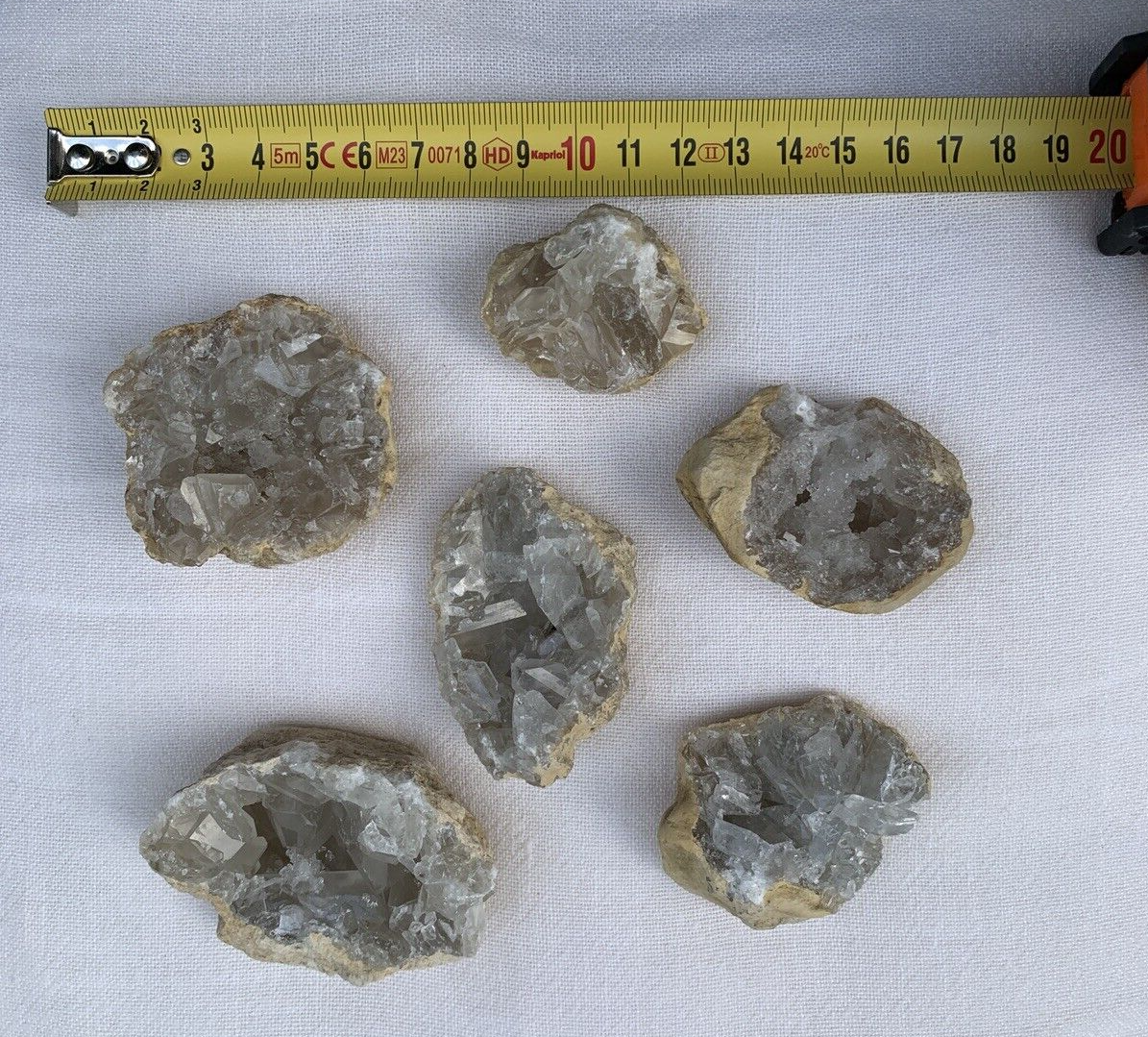 Minerali Geode Celestina Marocco - Celestite Geode, Minerals Crystals, 6 pcs.