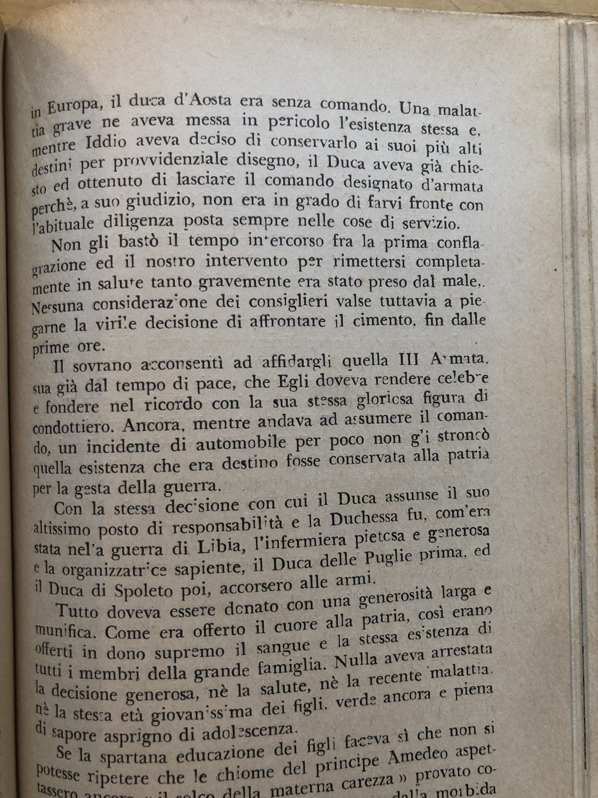 Amedeo di Savoia Vicerè di Etiopia, Cesare Maria De Vecchi 1942