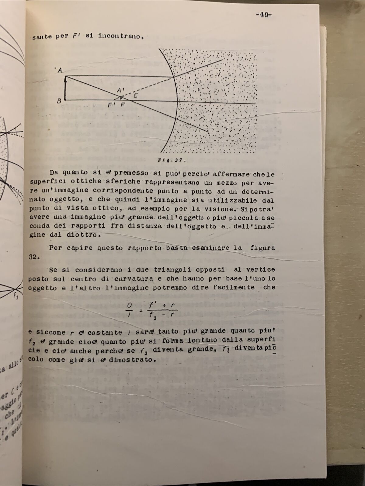 MANUALE DI OTTICA FISIOLOGICA per oculisti e ottici - Mario Maione, 2 voll. 1957