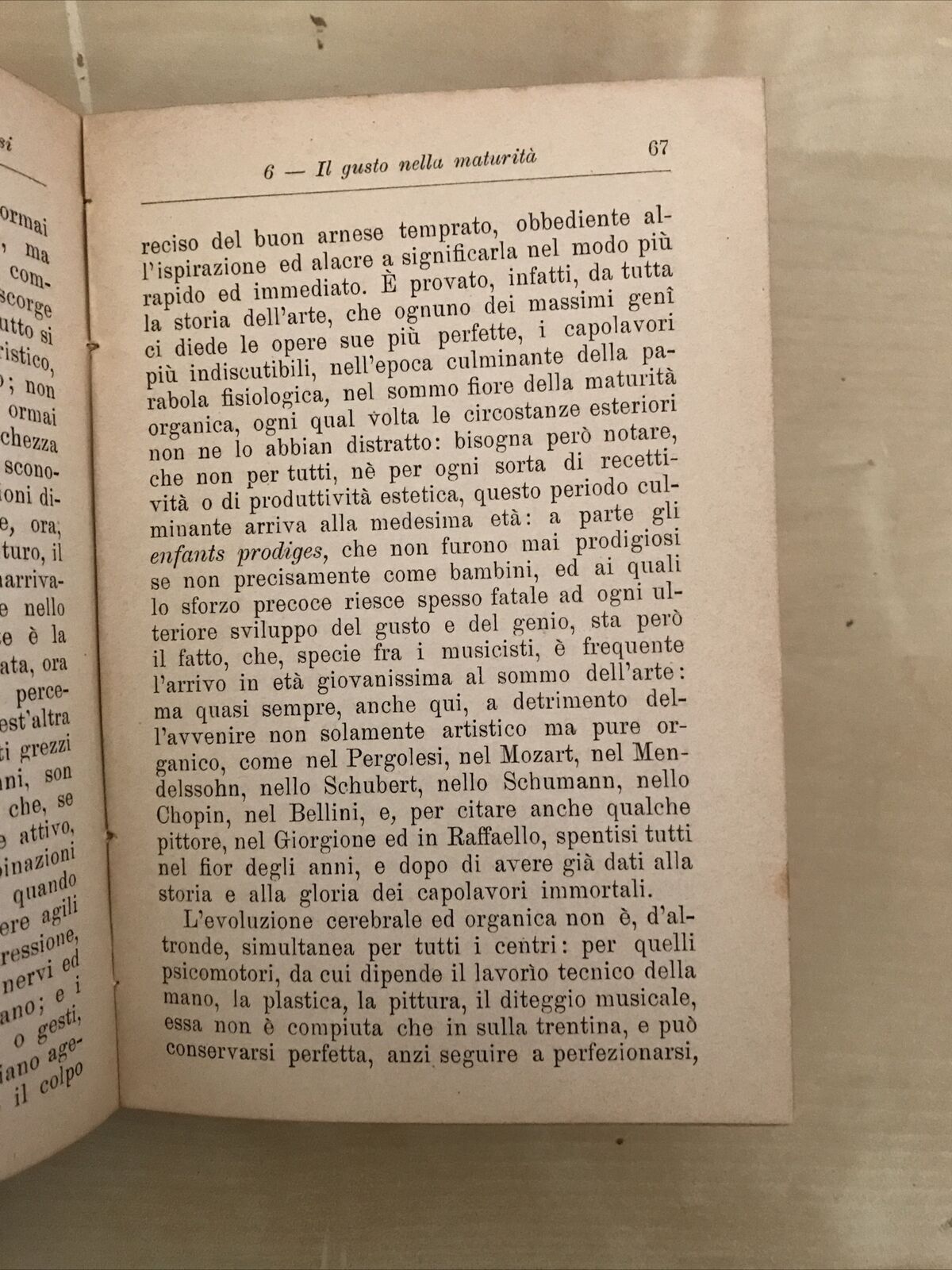 L'ESTETICA lezioni sul gusto, Mario Pilo, Manuali Hoepli 1906