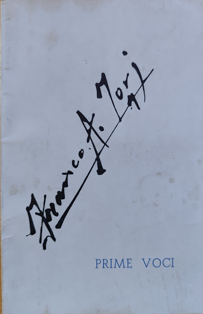 Jori Franco Angelo, prime voci - liriche, 1953 scuola tip. sordomuti