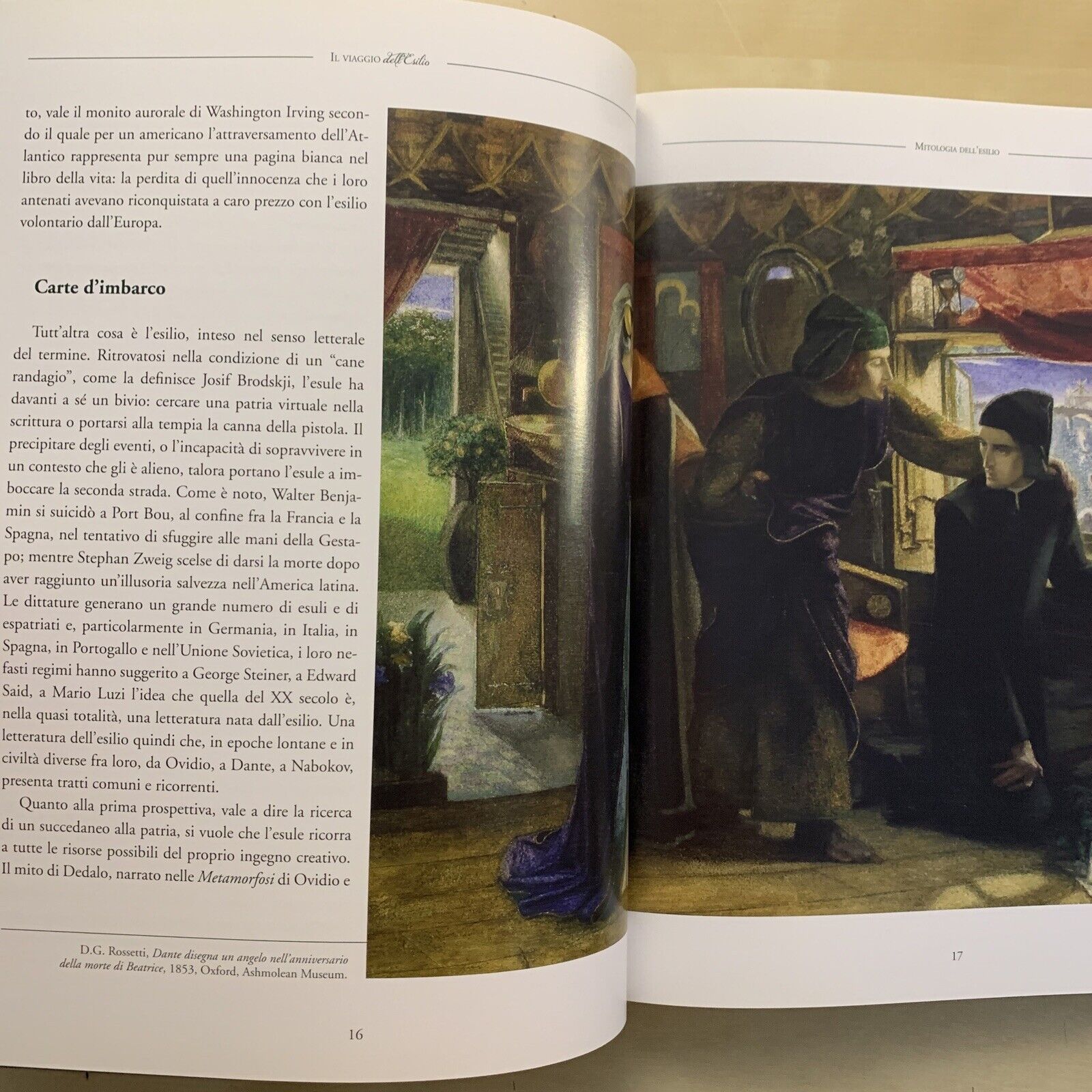 IL VIAGGIO DELL'ESILIO. Itinerari città e paesaggi Danteschi. Attilio Brilli