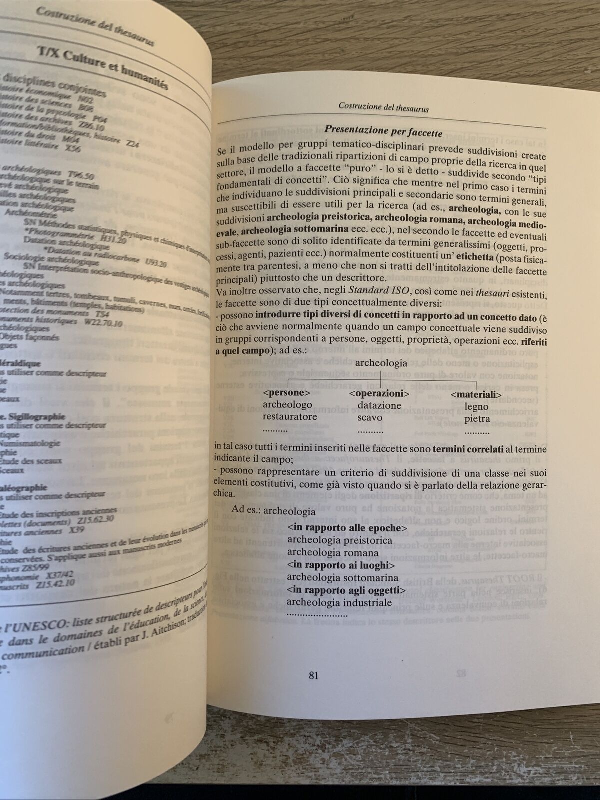 Come costruire un Thesaurus, Marisa Trigari, Franco Cosimo Panini 1992