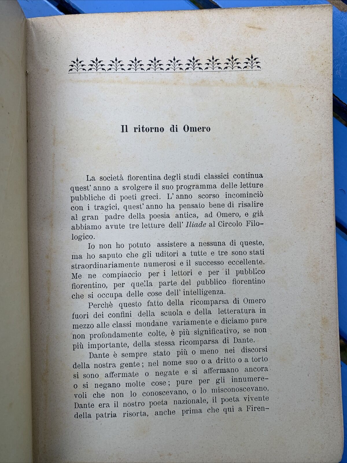 LA VITA NAZIONALE - ENRICO CORRADINI 1907 **RARO autografato dall'autore** #