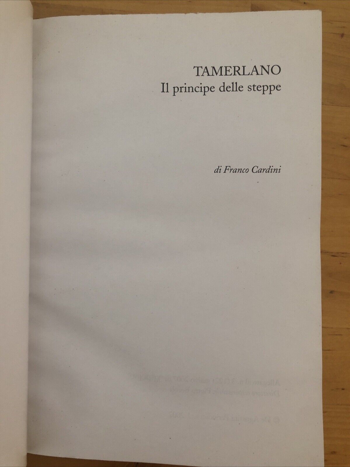 TAMERLANO, IL PRINCIPE DELLE STEPPE, DE AGOSTINI