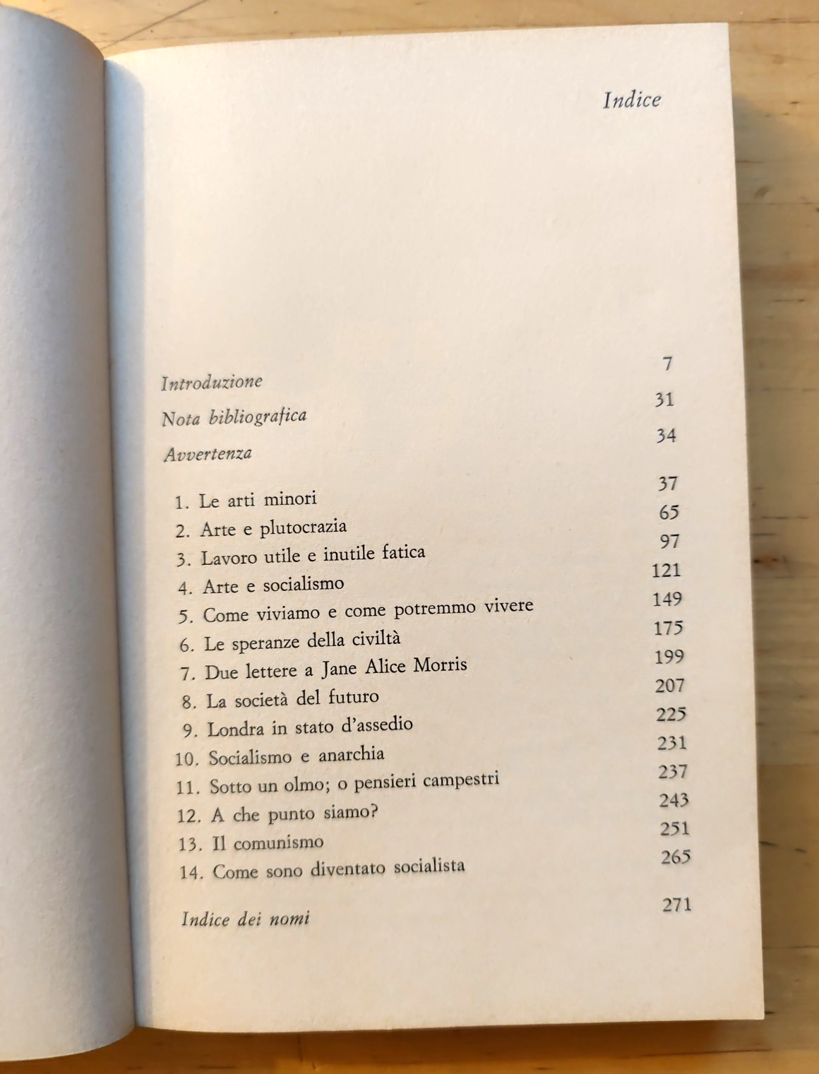 Come potremo vivere, William Morris, Editori Riuniti 1979 Socialismo