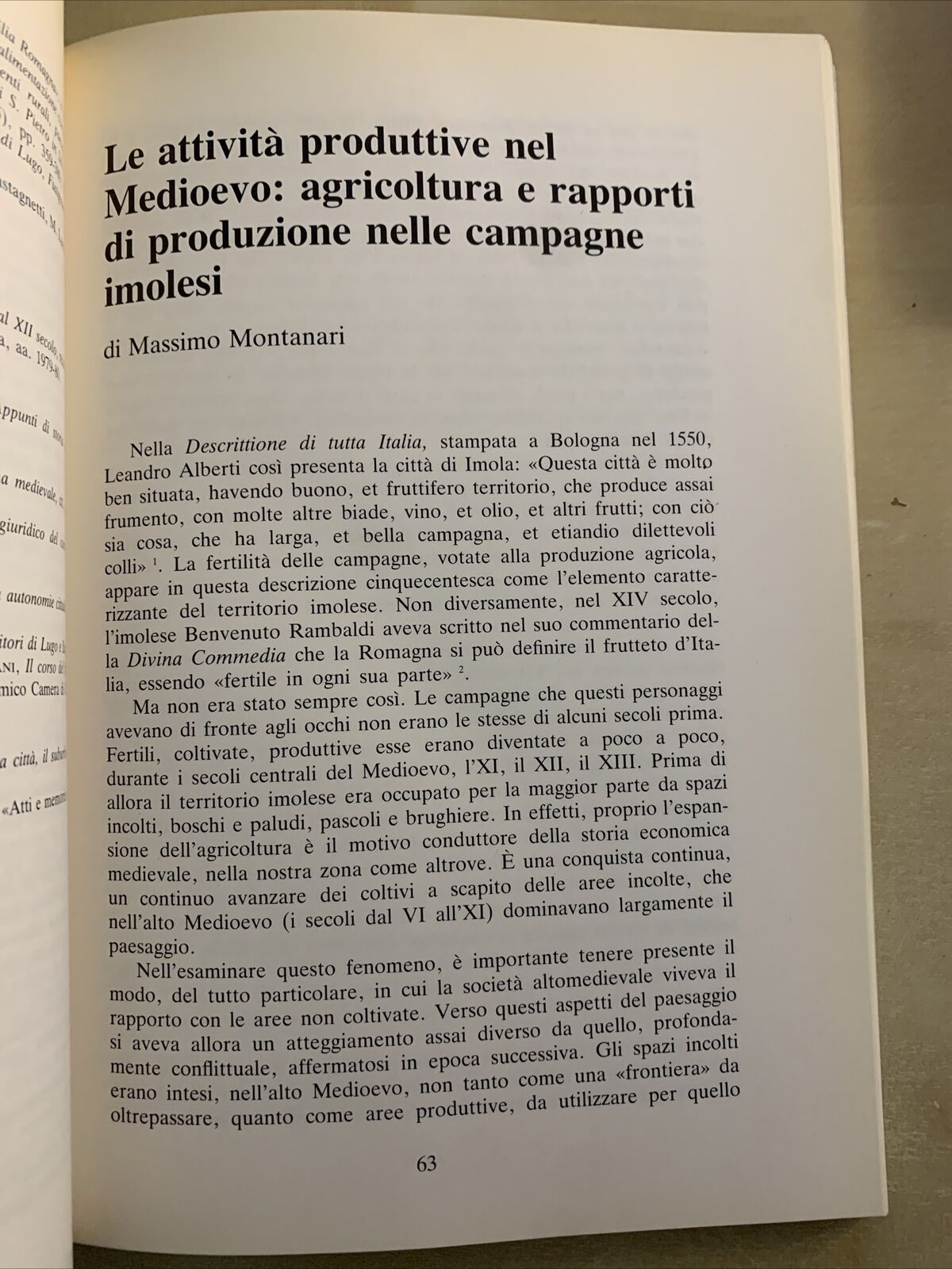 MEDIOEVO IMOLESE, University press Bologna 1982 - AA. VV.