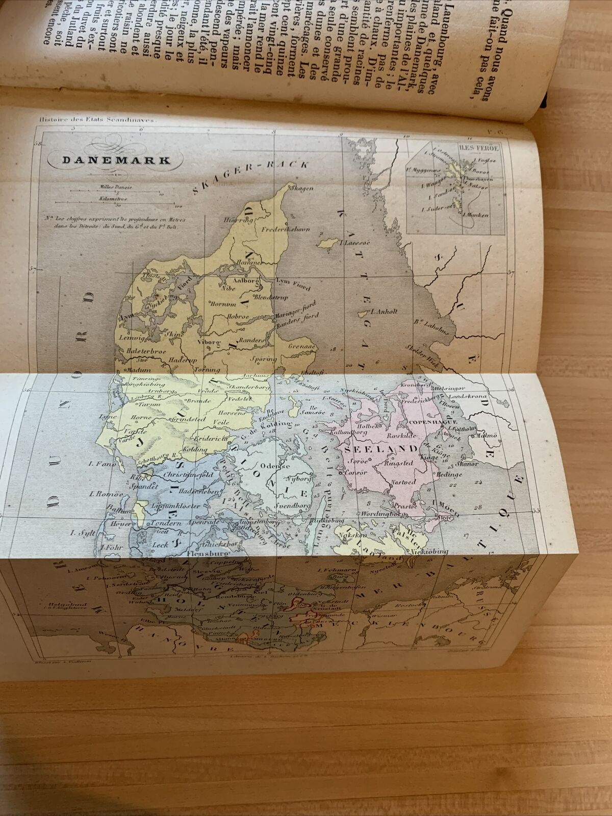 Histoire des États Scandinaves - Suede, Norvége, Dane A. Geffroy. Hachette 1851
