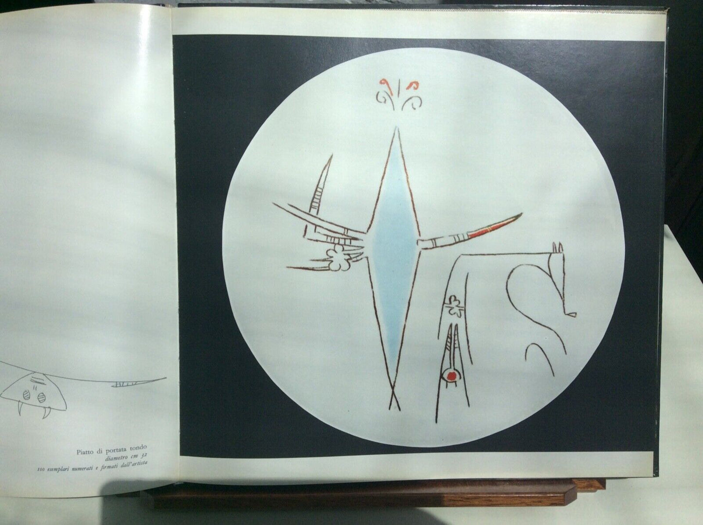 WIFREDO LAM - SERVIZI IN PORCELLANA DECORATI DA. Edizioni fratelli Pozzo 1970
