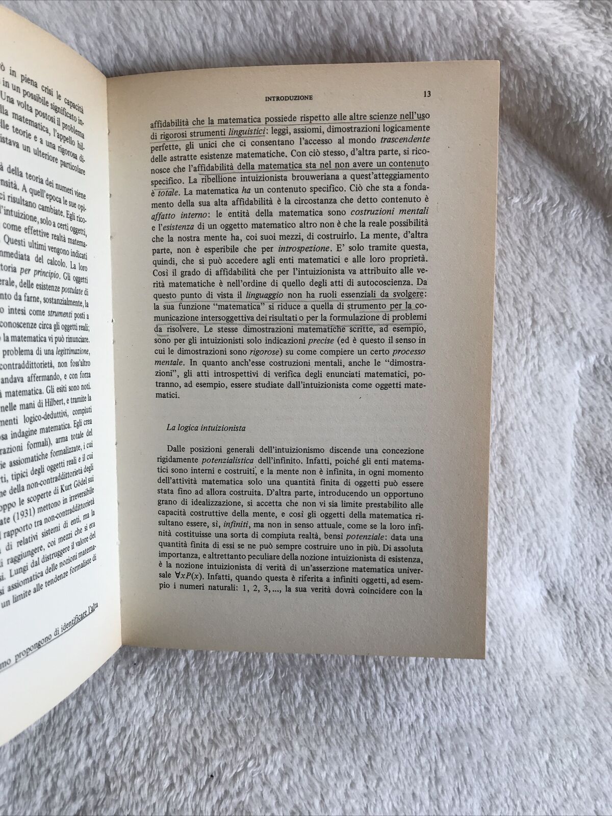 BROUWER lezioni sull'intuizionismo, Boringhieri, Dirk V. Dalen 1946-51  #