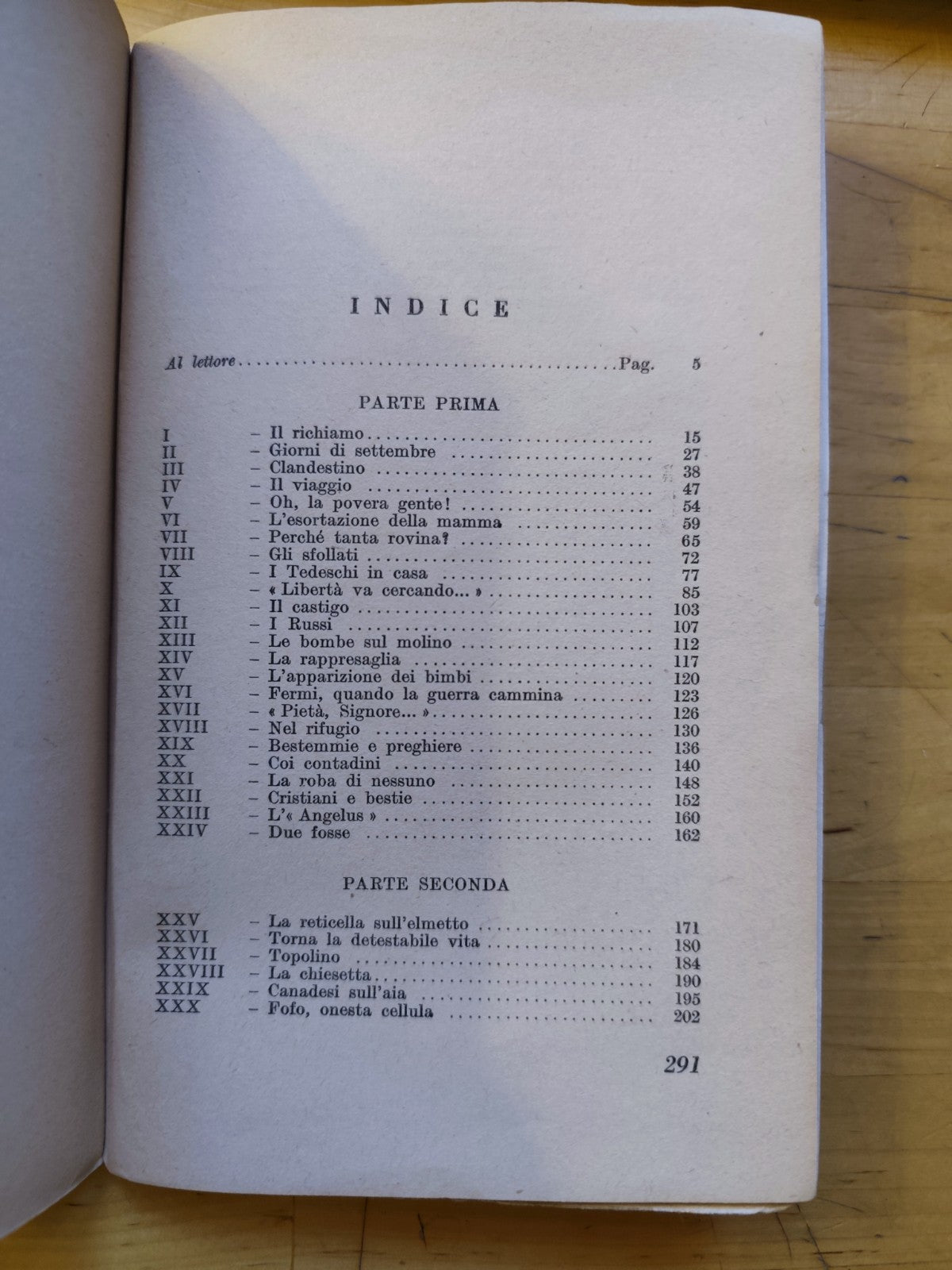 Il podere sulla linea gotica, Luigi Pasquini. Cappelli 1951