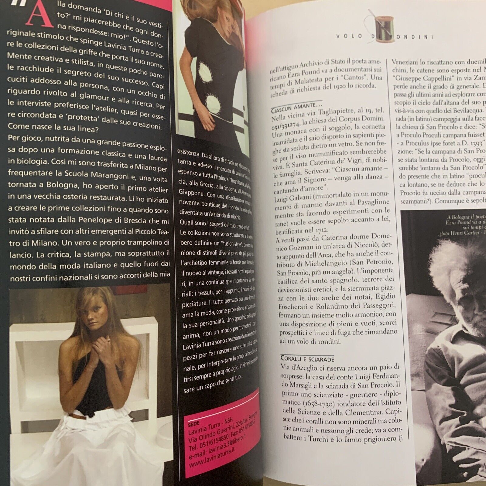 MODA E SOCIETÀ - Giovanna Franci, Mangaroni, Scopri L'Emilia Romagna. Inedita #