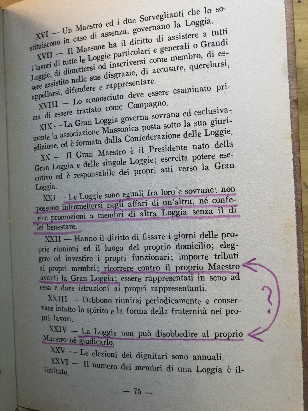 Le charte fondamentali della Universale massoneria di rito soczzese, Atanòr 1947