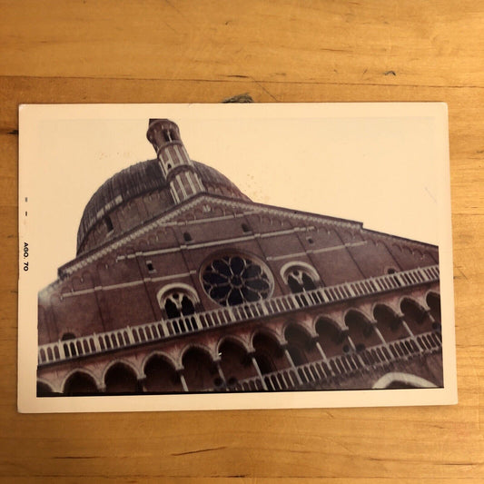 FOTOGRAFIA - BASILICA DI SANT'ANTONIO DI PADOVA -  agosto 1970