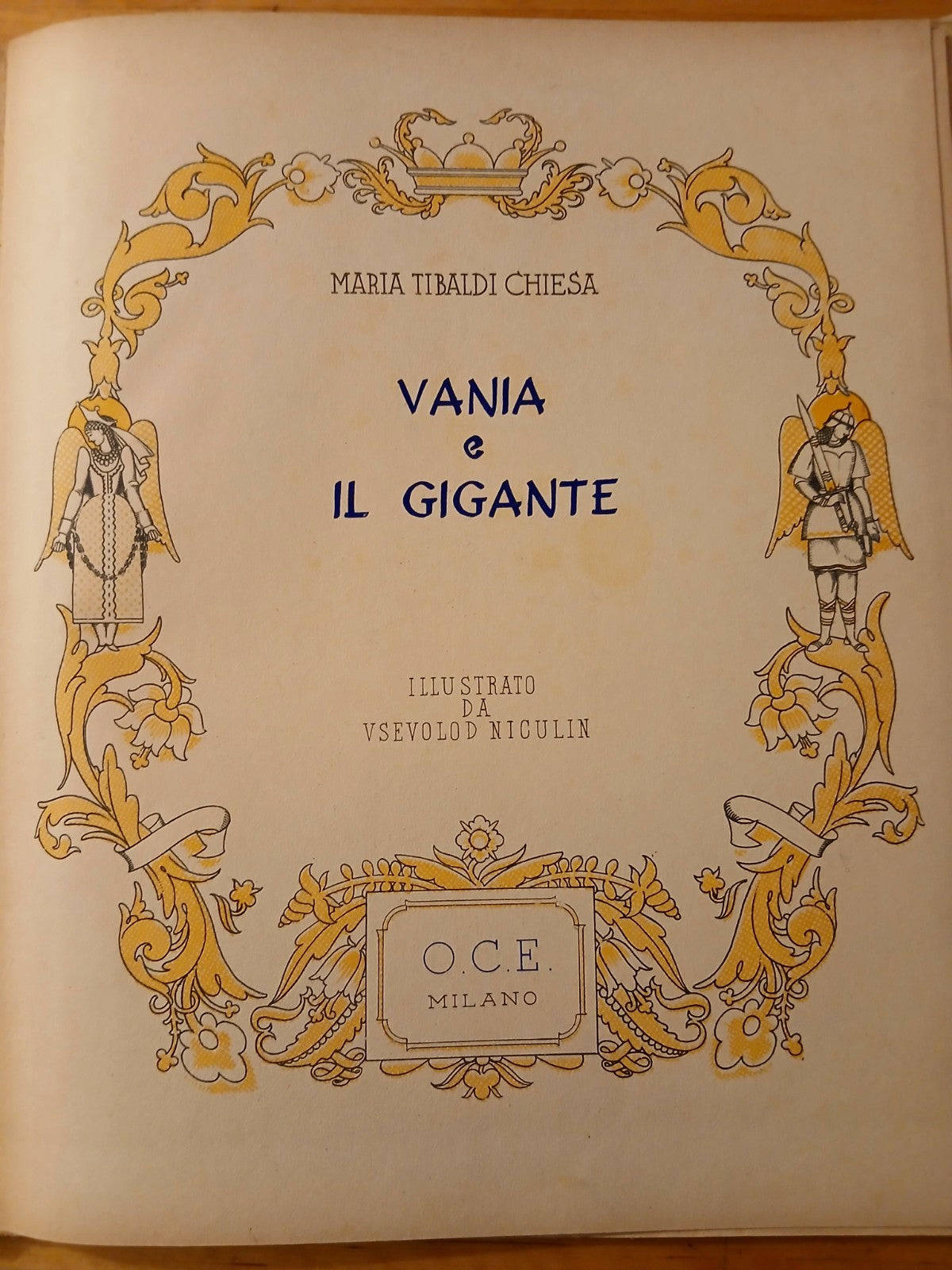 Vania e il gigante - Maria Tibaldi chiesa, illustrato da Usevoldo Niculin