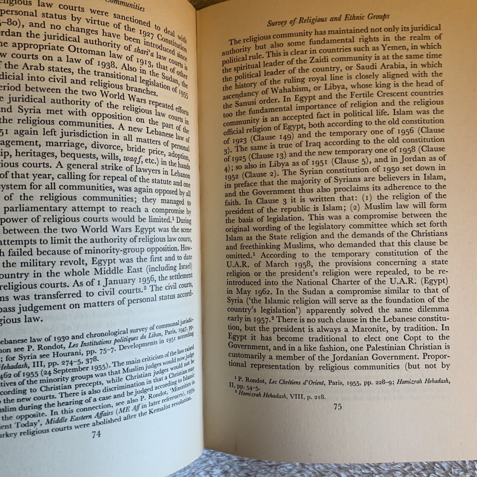 POPULATION AND SOCIETY IN THE ARAB EAST, Gabriel Baer. Routledge and Kegan 1964