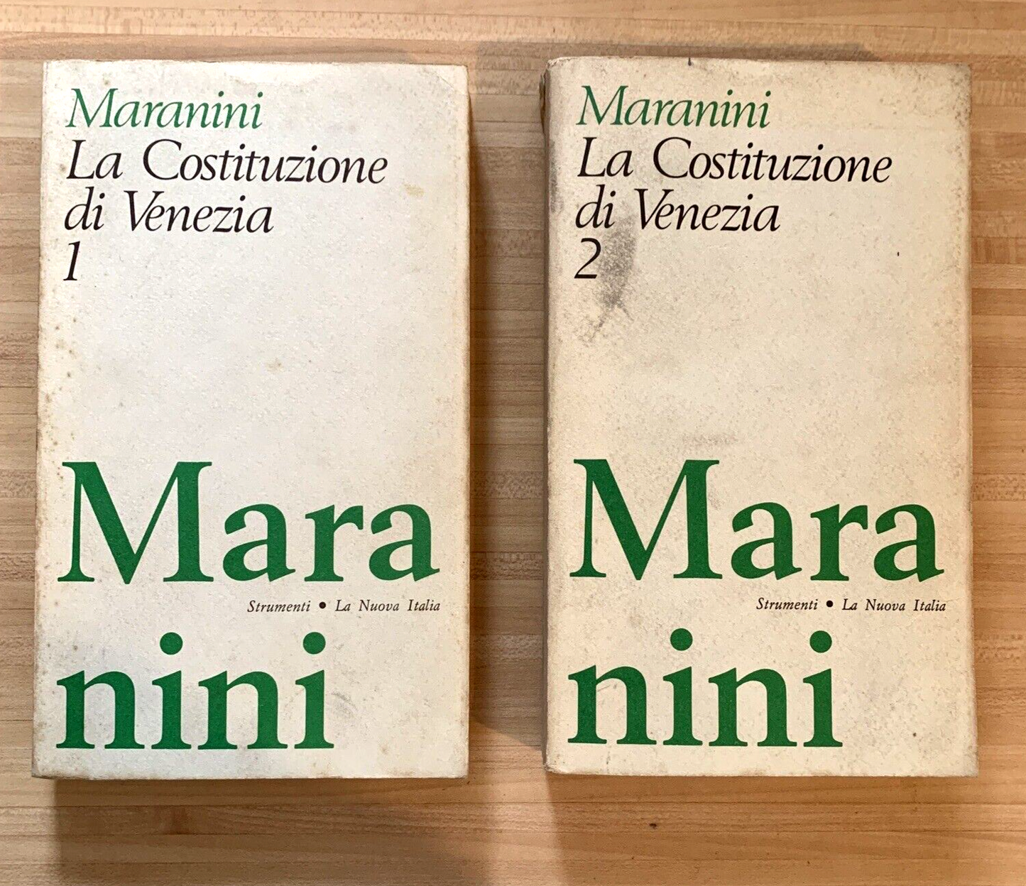 La costituzione di Venezia. Maranini. La nuova Italia 1974