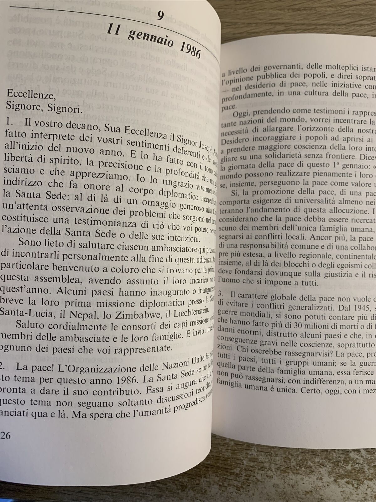 GIOVANNI PAOLO II E LA FAMIGLIA DEI POPOLI. Città del vaticano. Il santo padre