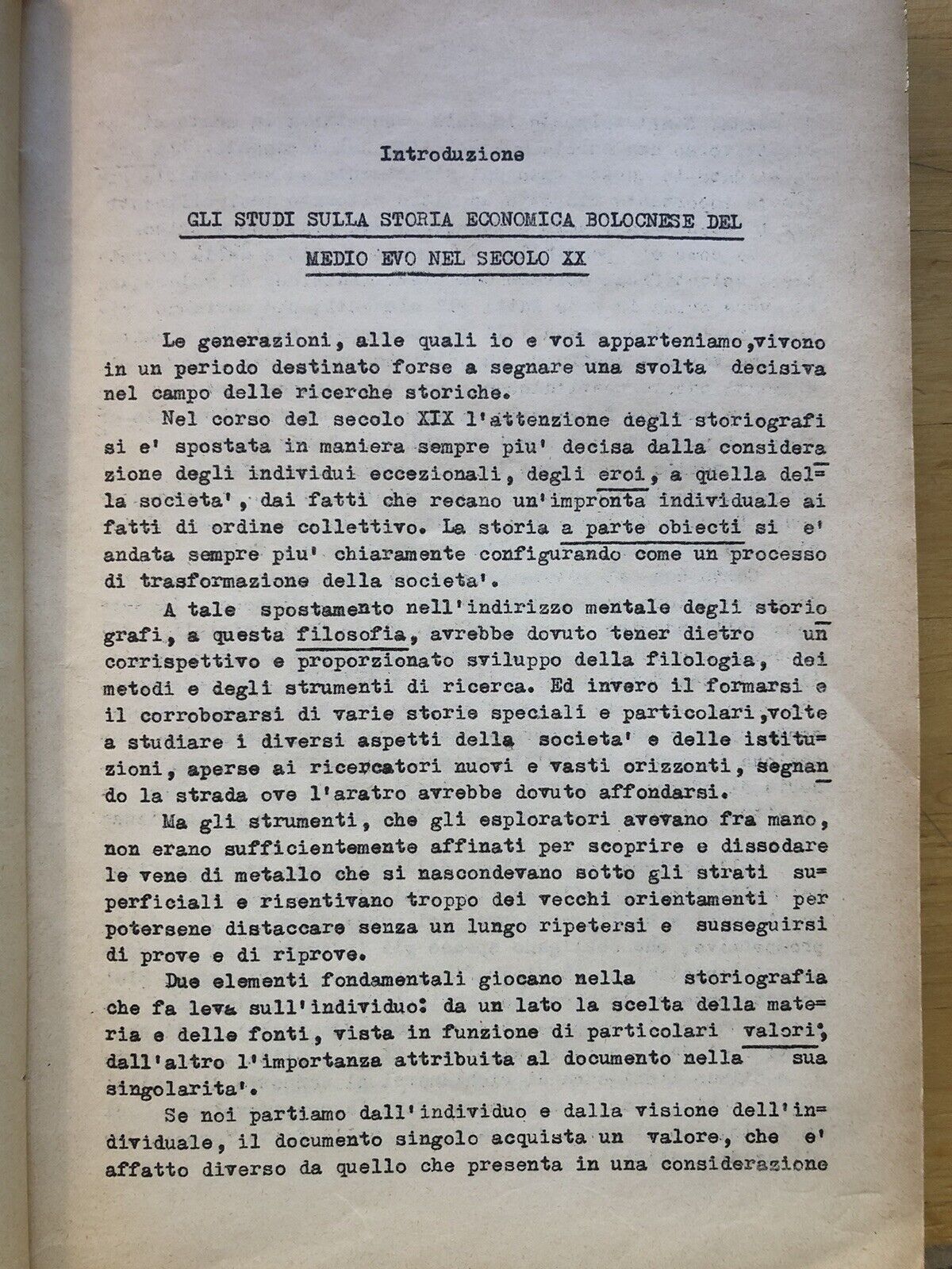 La vita economica a Bologna nel periodo comunale - Luigi Dal Pane 1957
