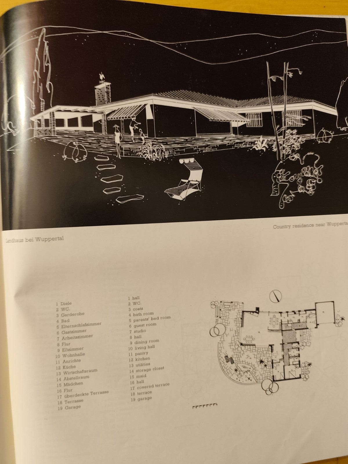 LandHauser - Bauten und raume - Brehaus de Groot - Verlag Wasmuth Tubingen 1957