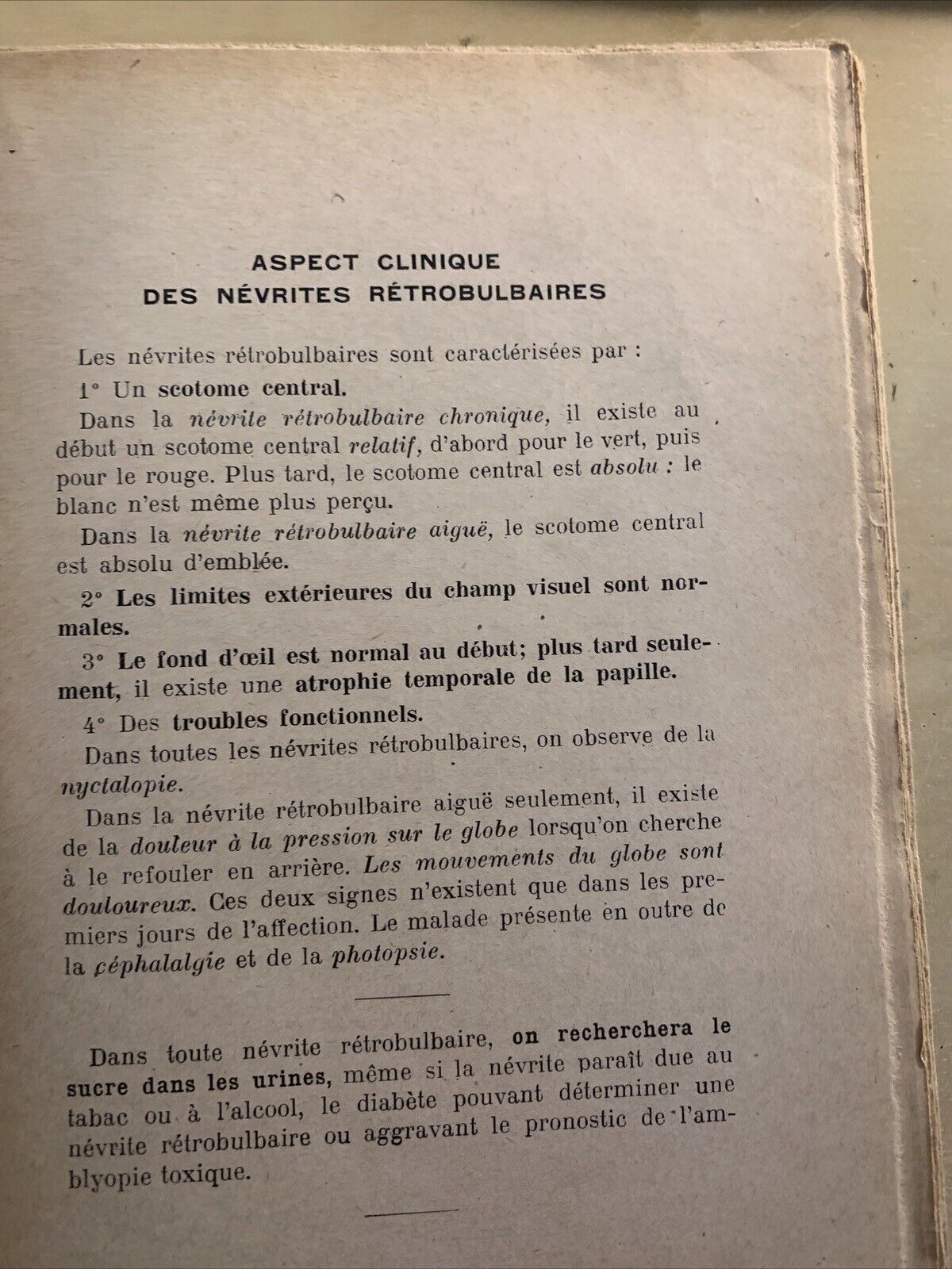 MANUEL DE SEMEIOLOGIE OCULAIRE - SELTER, Bailliere & fils 1931 #