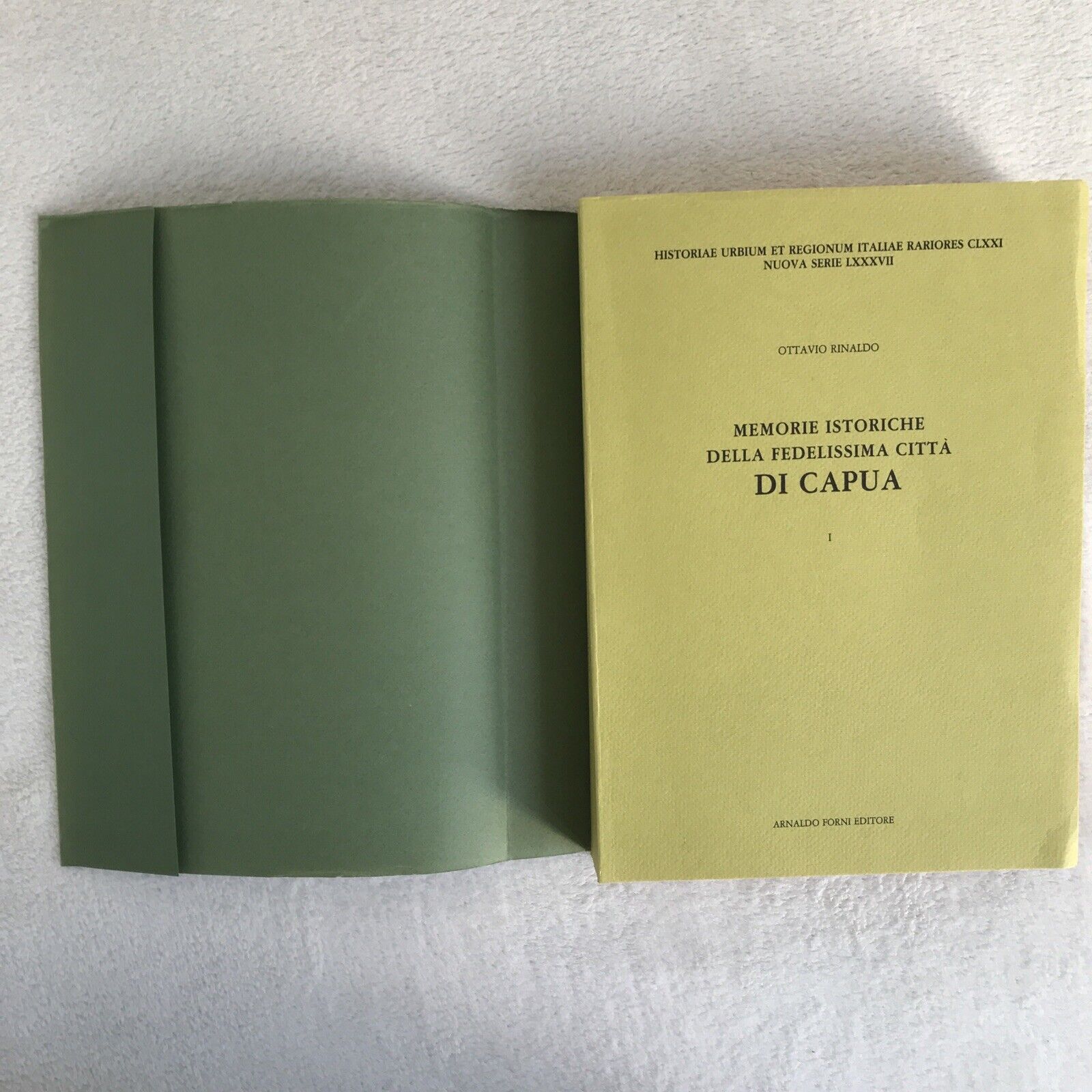 MEMORIE ISTORICHE DELLA CITTÀ DI CAPUA, Ottavio Rinaldo, Arnaldo Forni - 2 TOMI