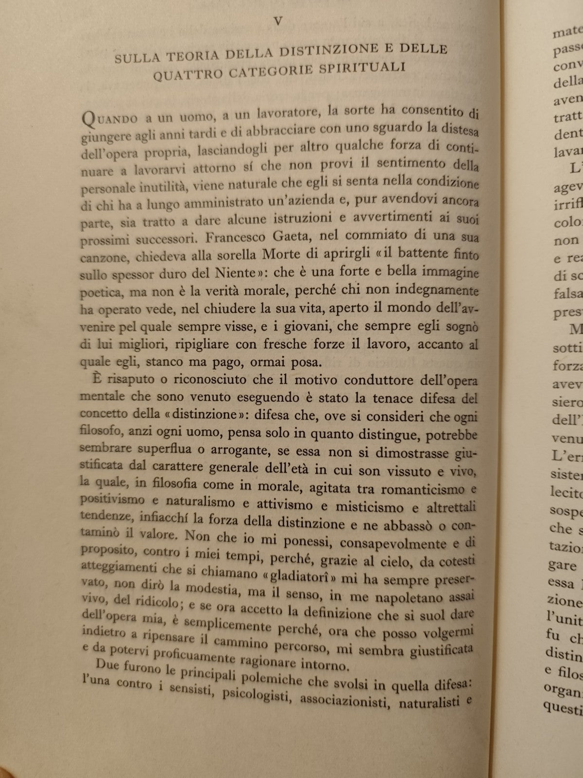 Filosofia Poesia Storia - Benedetto Croce - Riccardo Ricciardi ed. 1951
