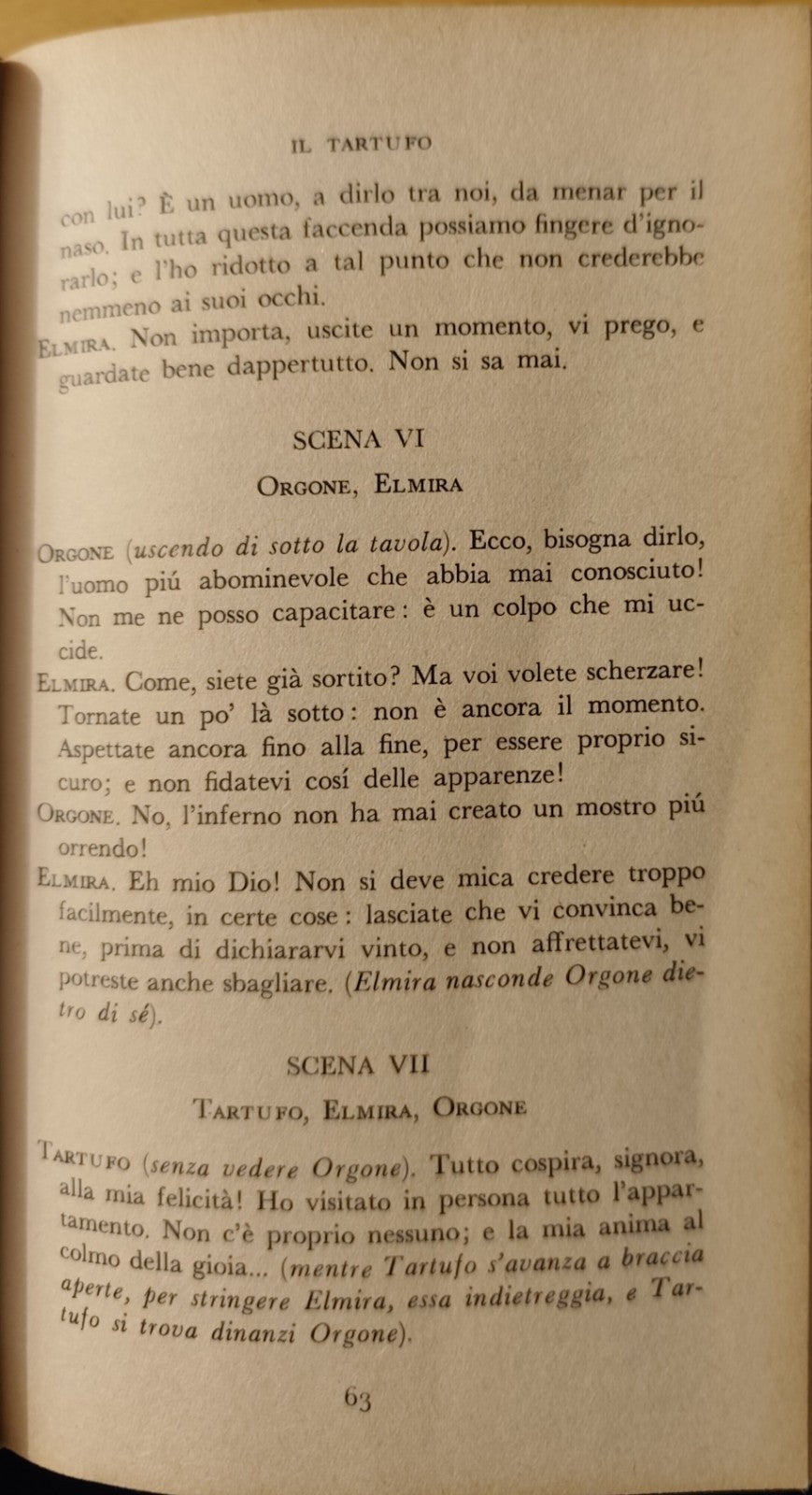 Molière Il Tartufo il Malato immaginario Giosue Carducci Odi barbare Rime e ritm
