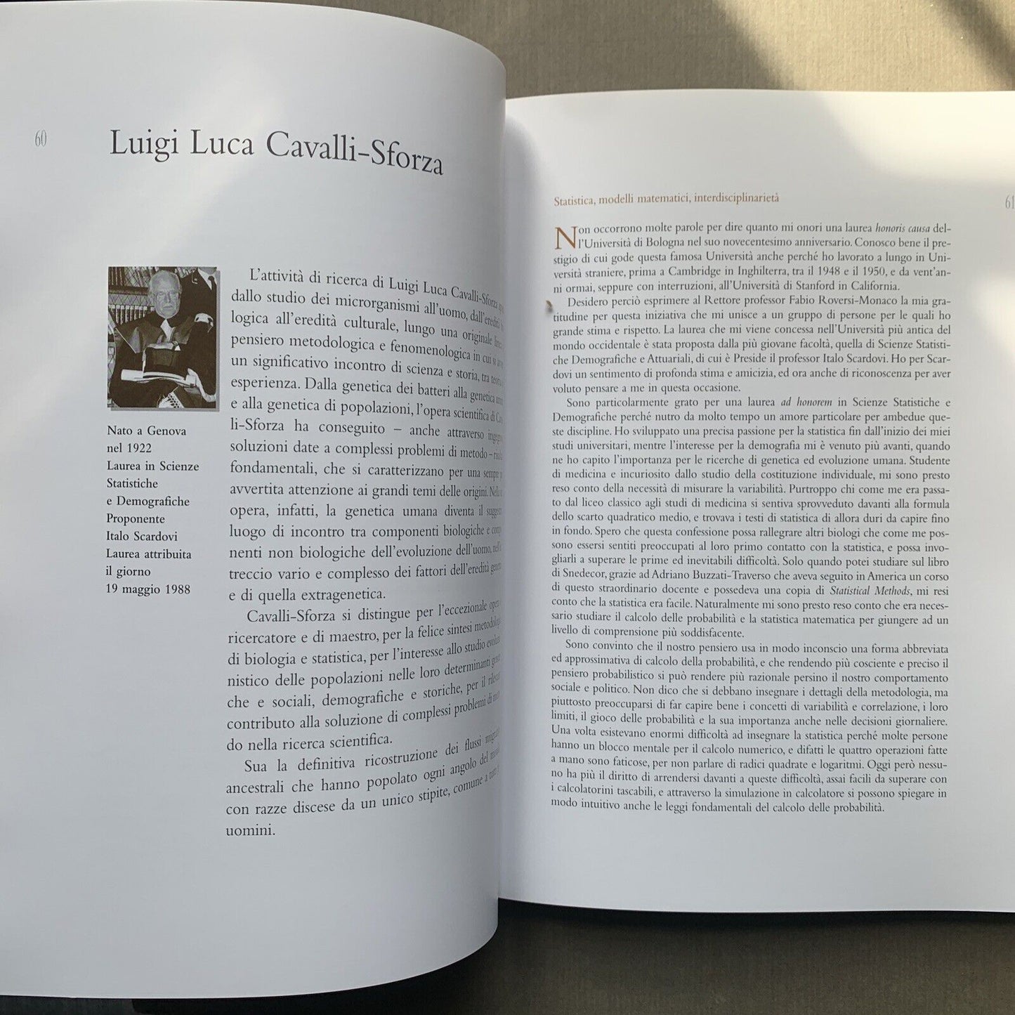 LAUREE HONORIS CAUSA DELL'UNIVERSITÀ DI BOLOGNA 1985 - 2000 ed. Compositori #