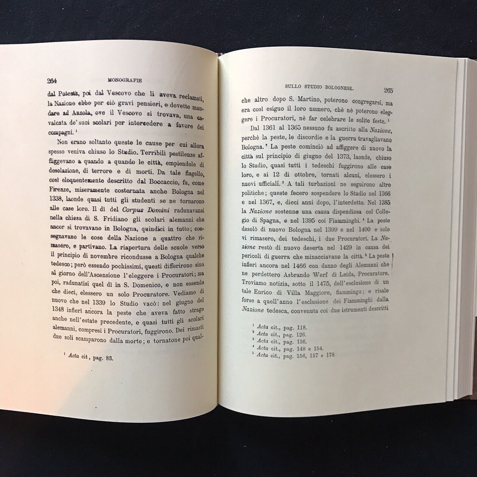 MONOGRAFIE STORICHE SULLO STUDIO BOLOGNESE, Carlo Malagola, Arnaldo Forni ed.