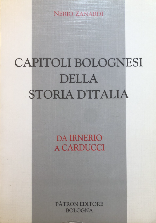 Capitoli bolognesi della storia d'Italia, Nerio Zanardi. Patròn 1997