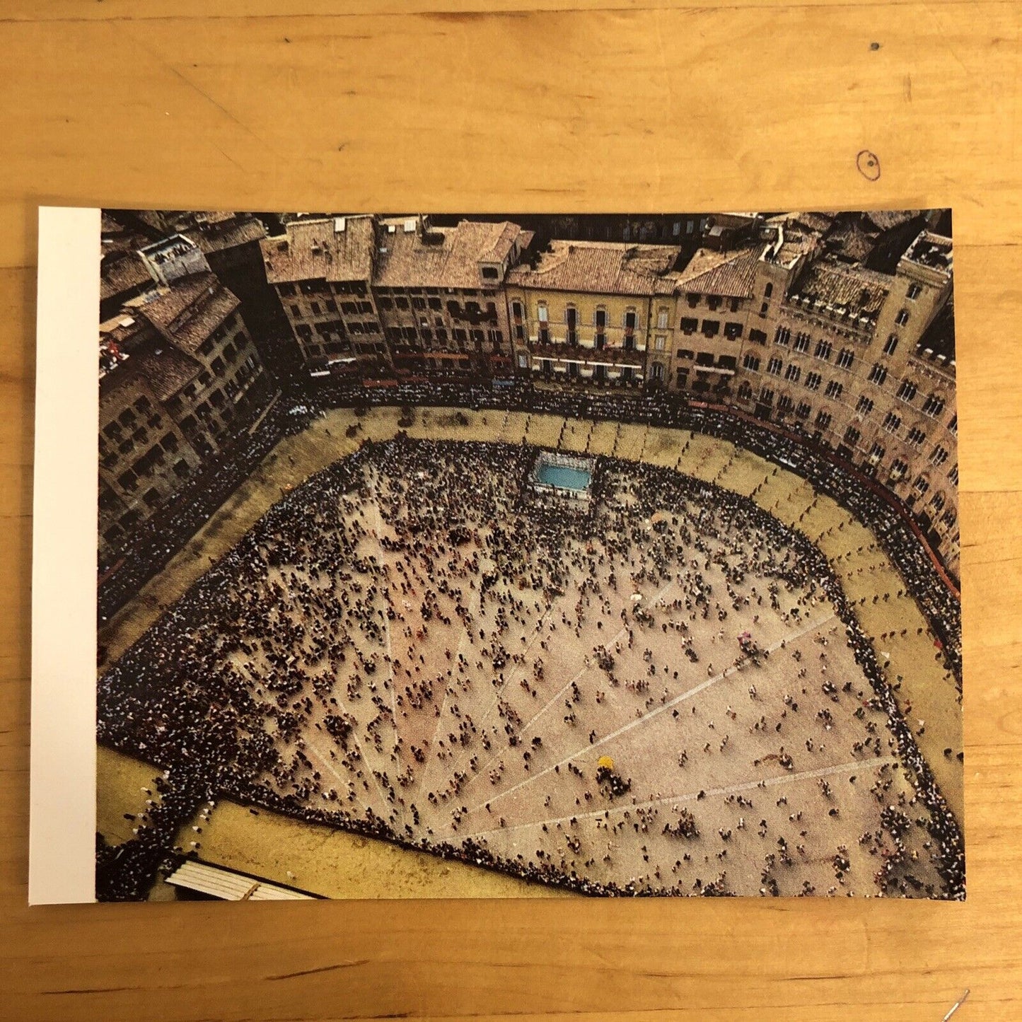 CARTOLINA - SIENA IL PALIO NELLA PIAZZA DEL CAMPO,  NON  VIAGGIATA