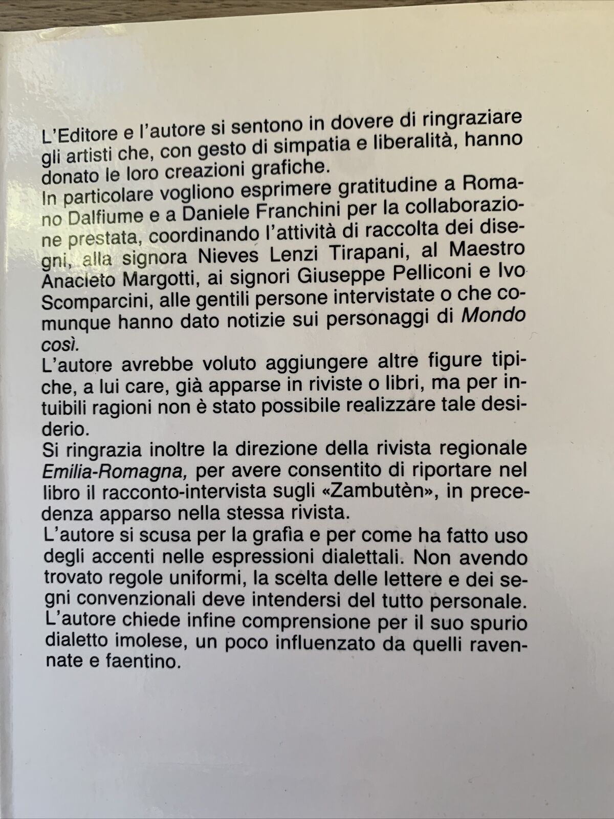 Mondo così - Aureliano Bassani. Il Romagna 1983