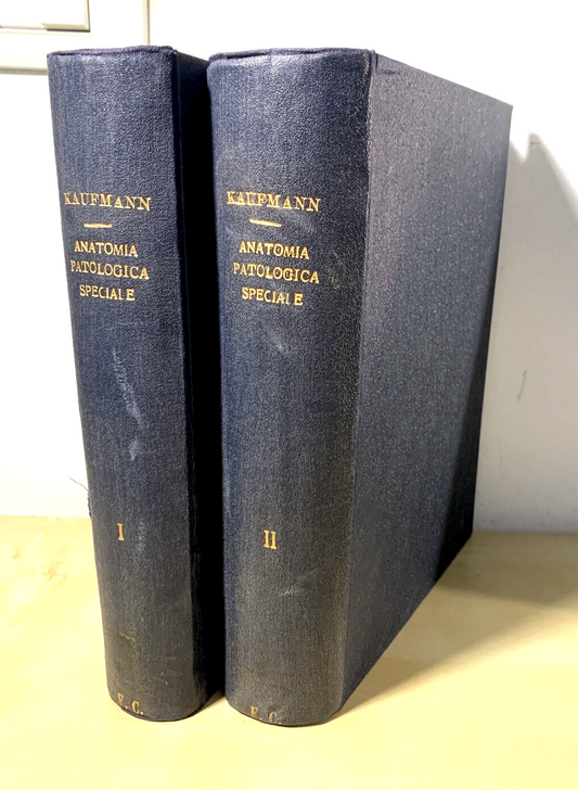 Trattato di ANATOMIA PATOLOGICA SPECIALE - Kaufmann E. Vallardi 1913 2 voll. #