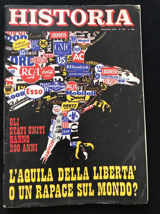 Historia n.221 maggio 1976 - l'aquila della libertà o un rapace sul mondo?