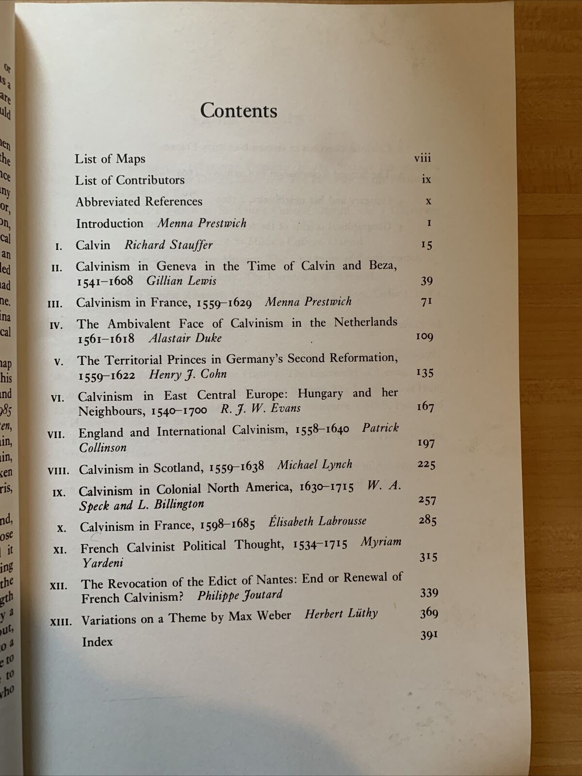 International Calvinism 1541-1715. Menna Prestwich, Clarendon Press Oxford 1986