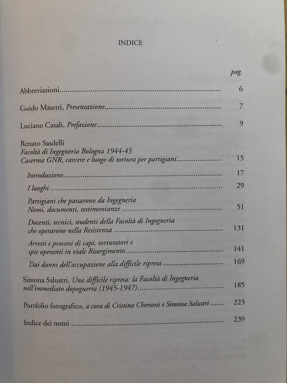 Ingegneria in guerra, la facoltà di ingegneria di Bologna, Renato Sasdelli CLUEB