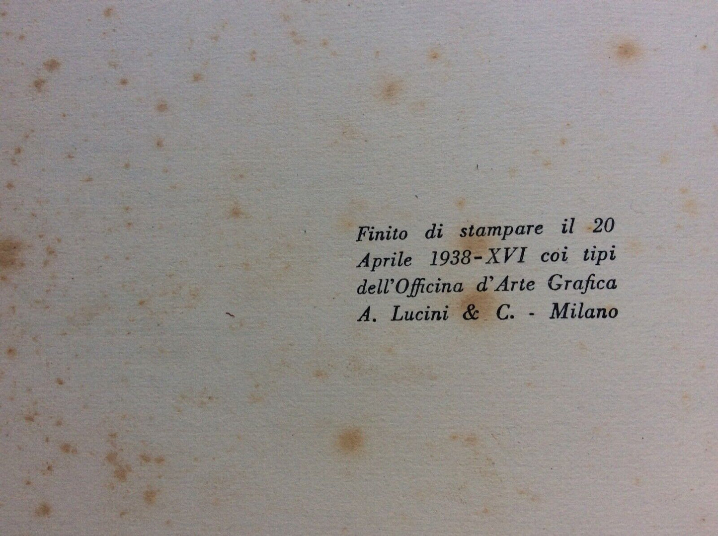MARCHESE ALDO, G. M. GIULIETTI, CONQUISTA AFRICA, 1938