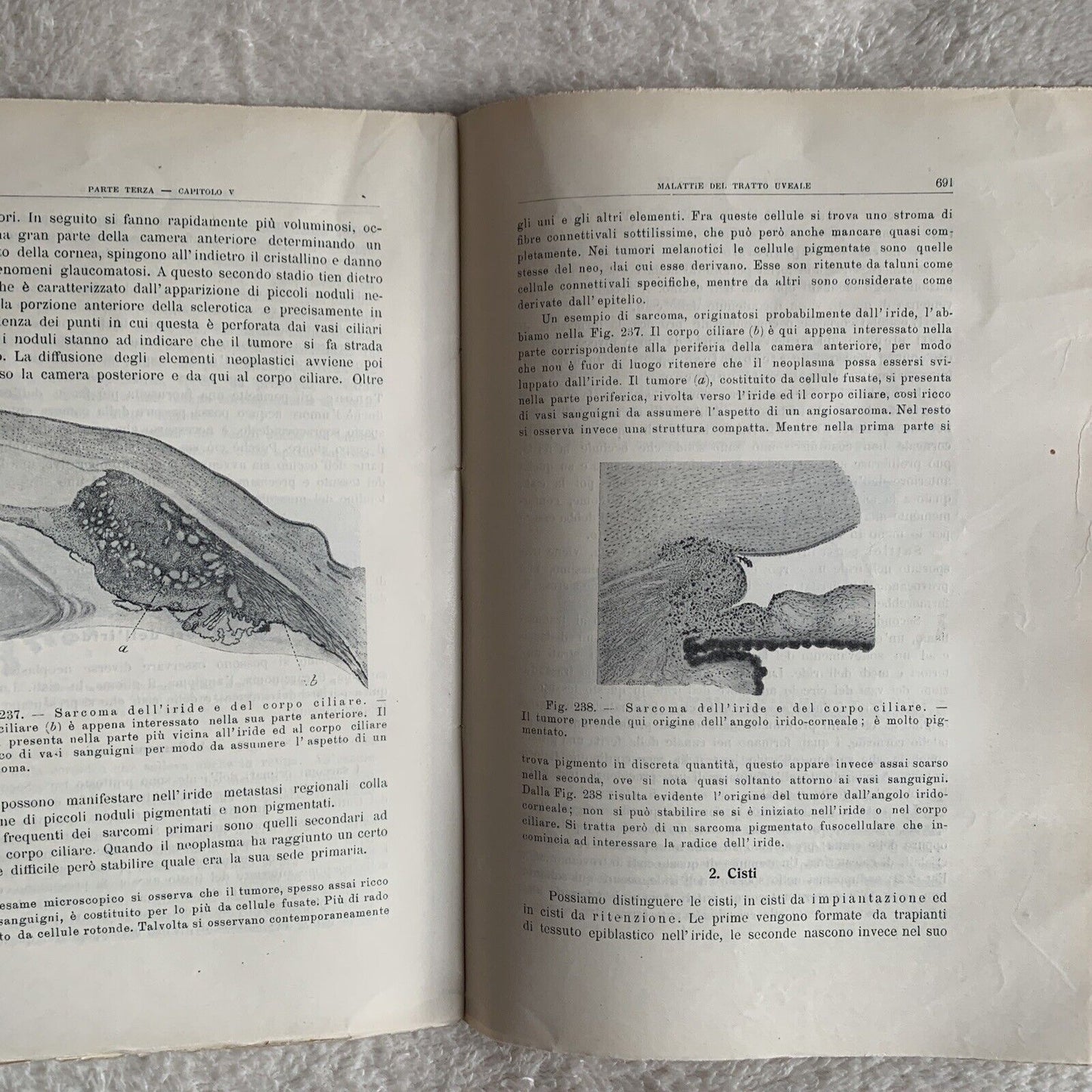 TRATTATO DI OFTALMOJATRIA. Amilcare Bietti, Vol. secondo puntata prima-seconda.