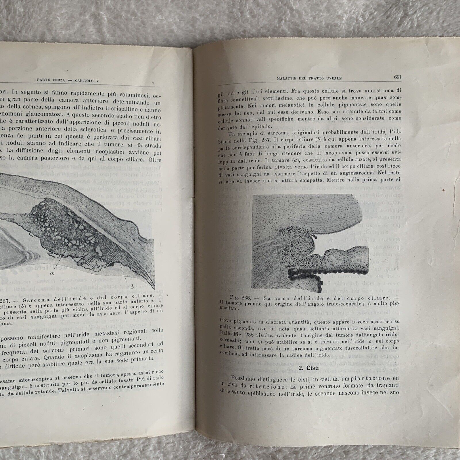 TRATTATO DI OFTALMOJATRIA. Amilcare Bietti, Vol. secondo puntata prima-seconda.