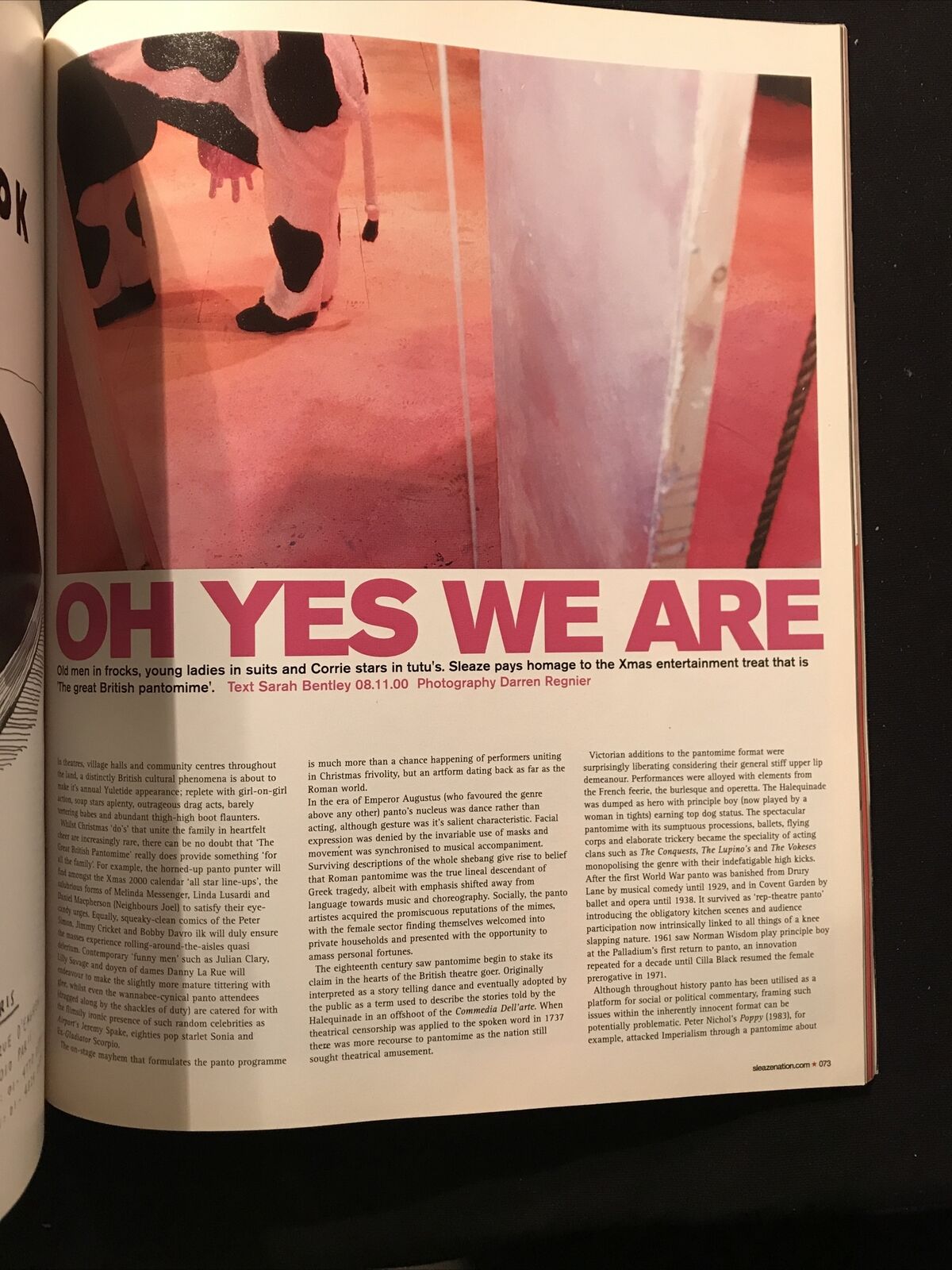 SLEAZENATION  dec/jan 2001 issue 11 Viktor & Rolf Terry Richardson P. Mccarthy #