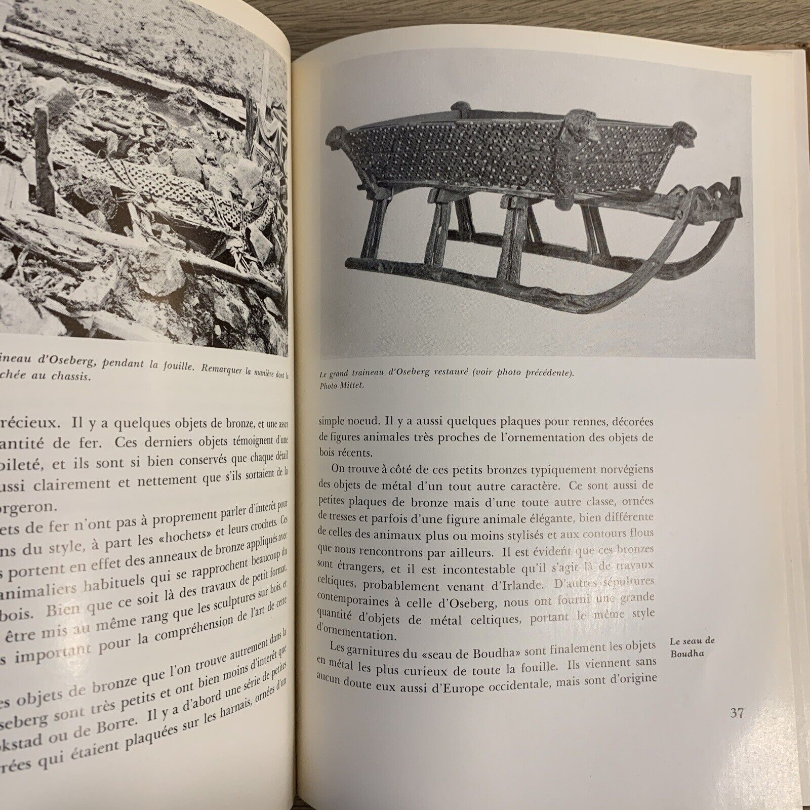 Les Fouilles d'Oseberg, Thorleif Sjøvold. 1958