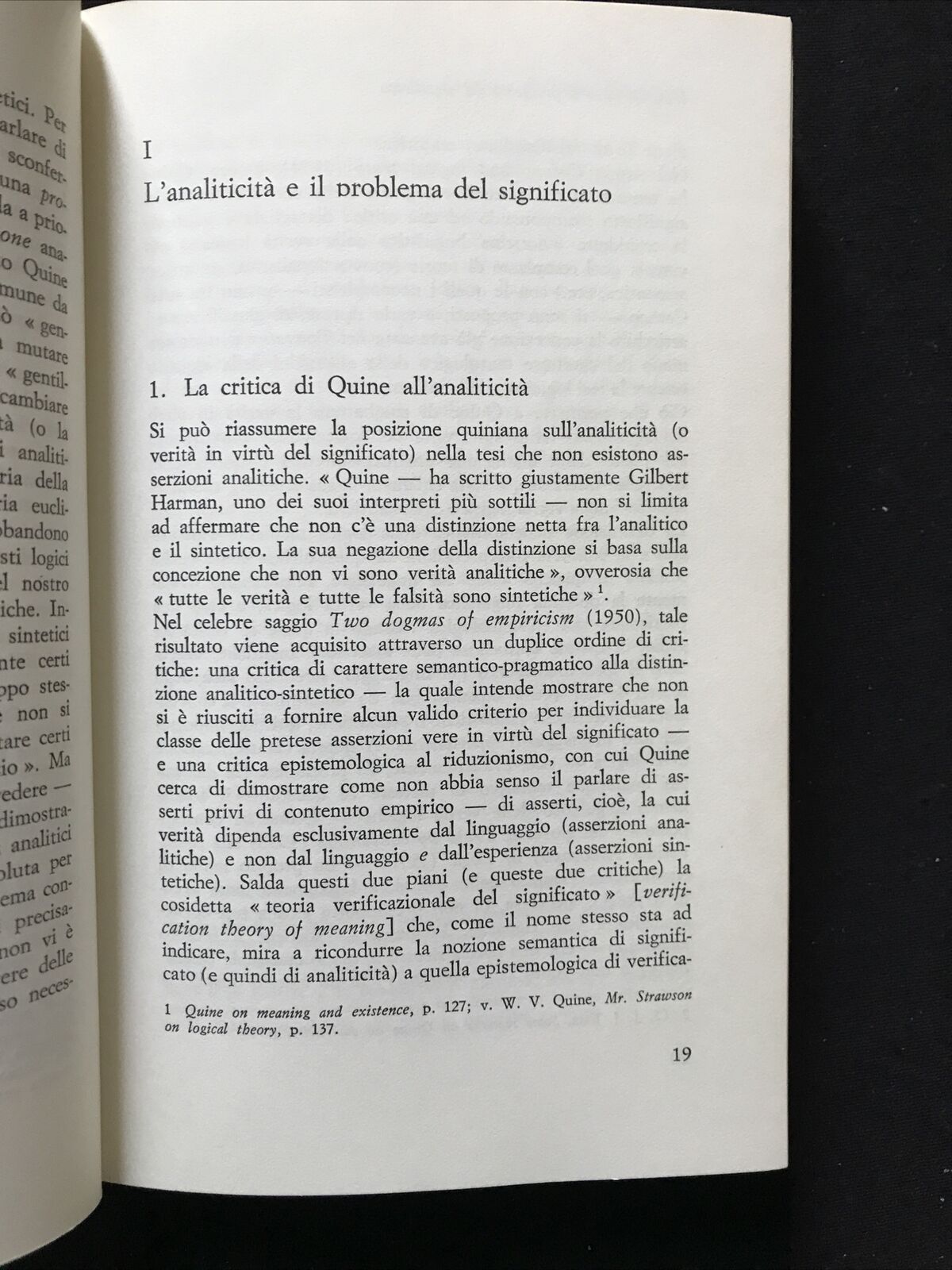PAOLO PARRINI - Linguaggio e teoria, due saggi di analisi filosofica 1976 #