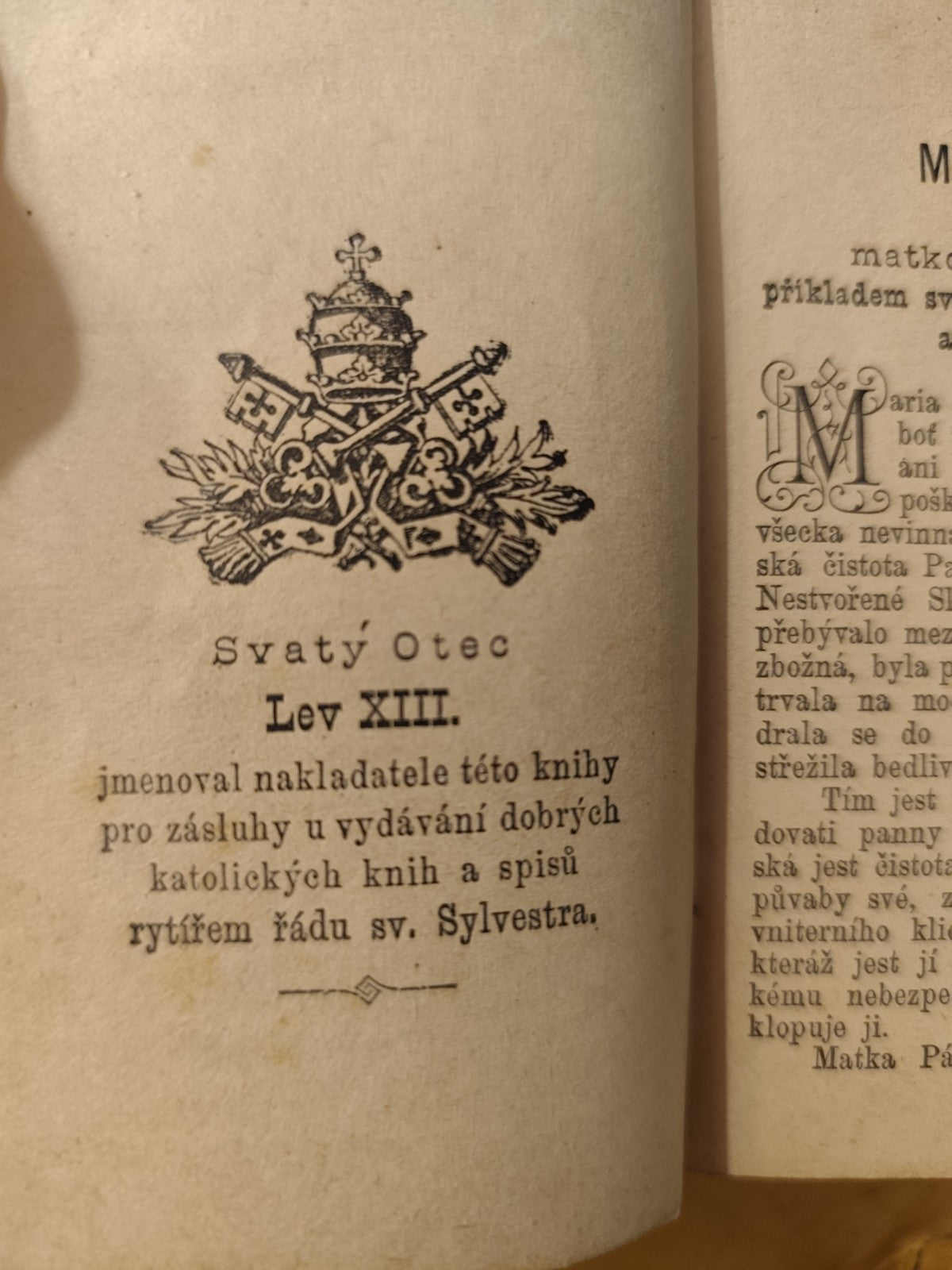 Maria matka dobré rady. Modlitební knizka ucteni nejblahoslavenejsí. Panny Marie