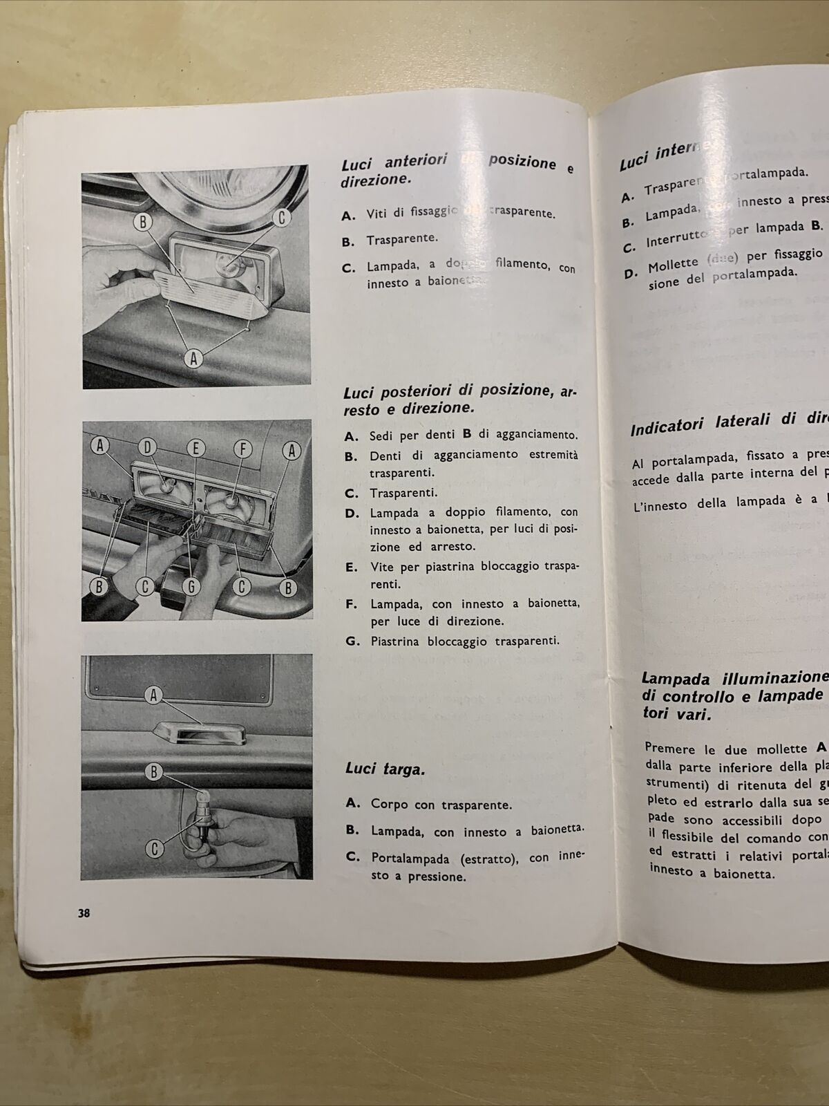 FIAT 124 uso e manutenzione #