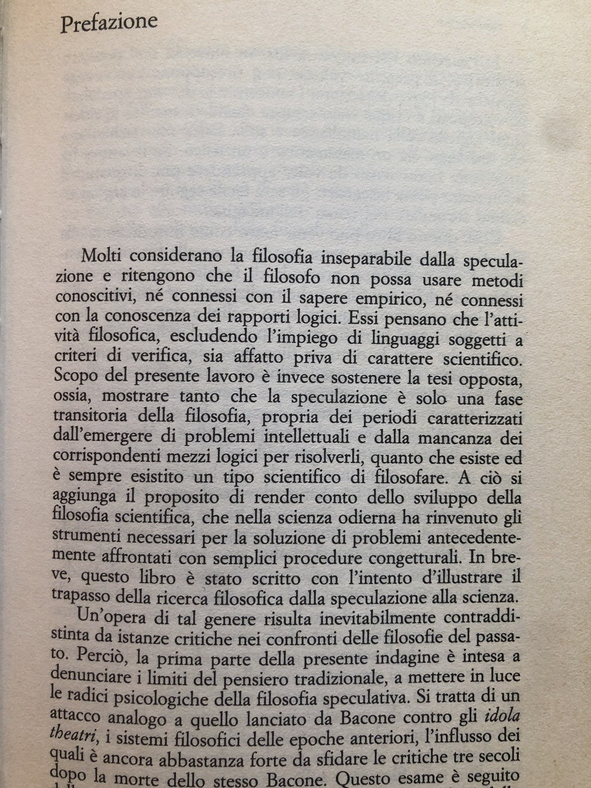 La nascita della filosofia scientifica, Hans Reichenbach. il Mulino 1984