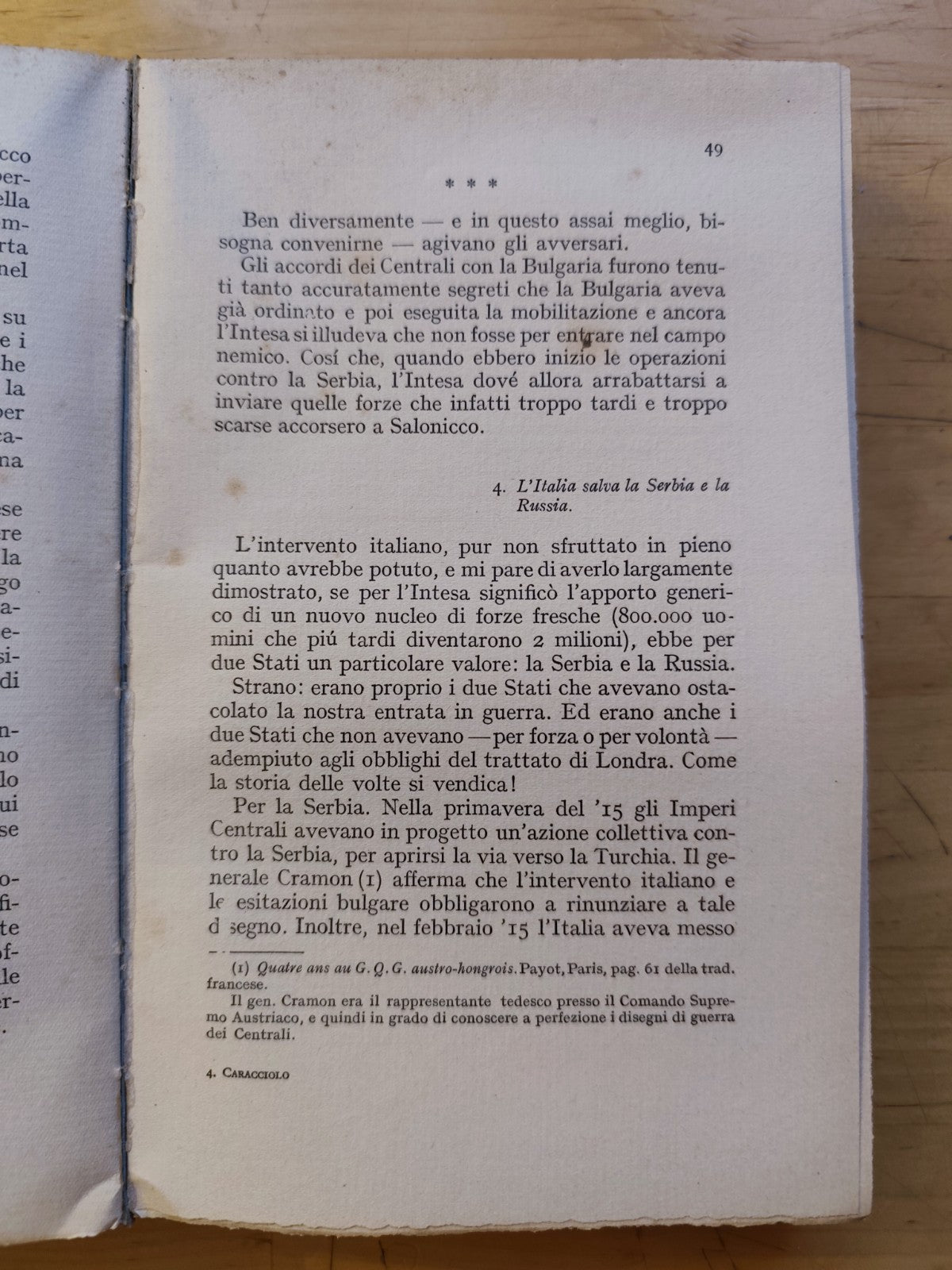L'Italia e i suoi alleati nella grande guerra, Mario Caracciolo. Mondadori 1932
